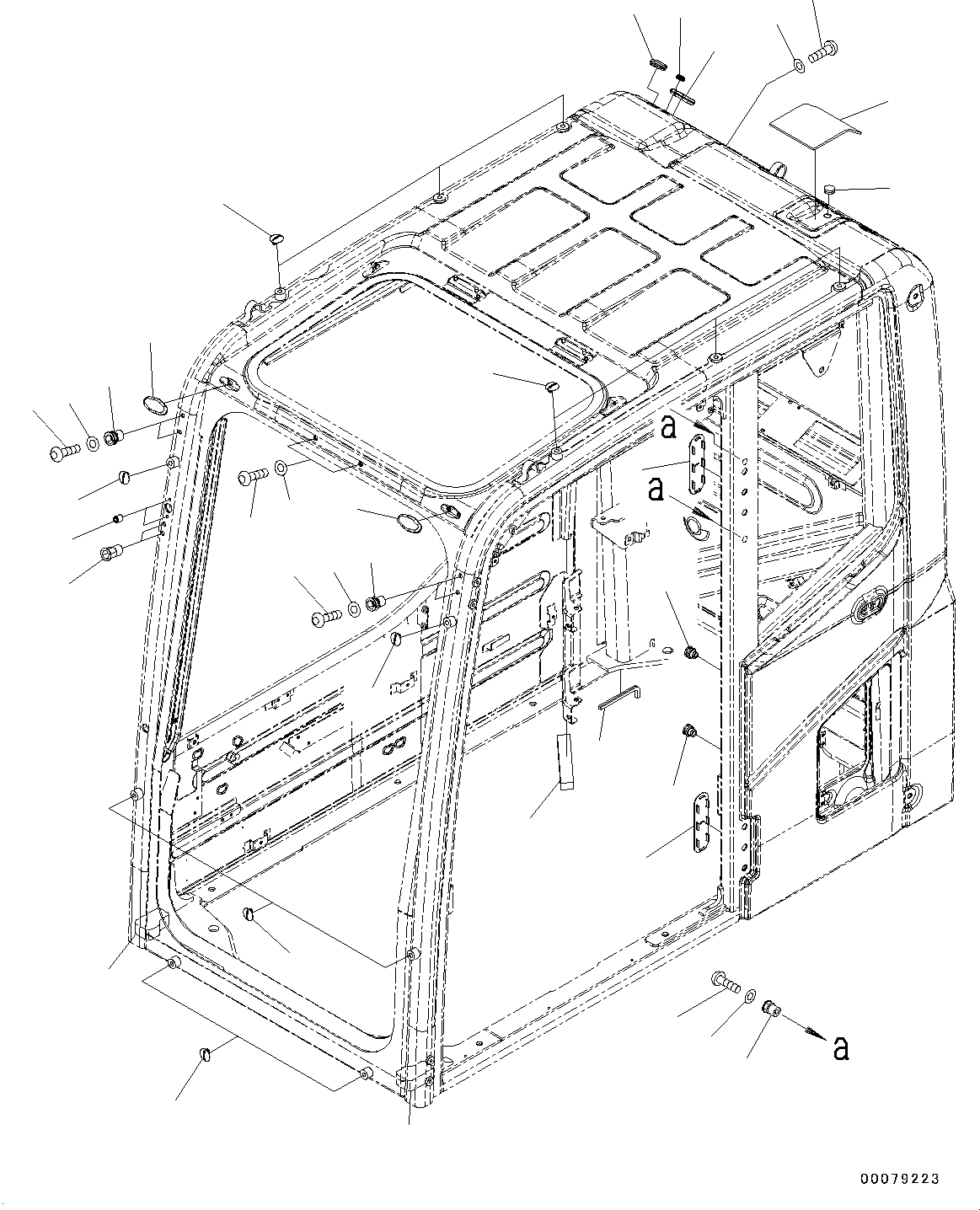 Схема запчастей Komatsu PC130-8 - КАБИНА, -АКТУАТОР, С AM-FM РАДИО ДЛЯ АЗИИ(№C-) КАБИНА, -АКТУАТОР, С AM-FM РАДИО ДЛЯ АЗИИ