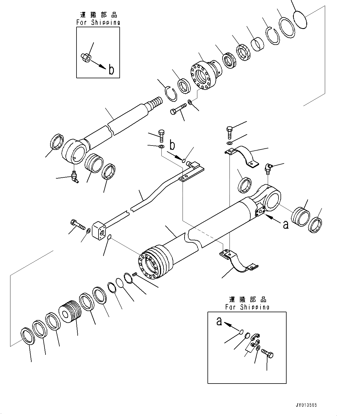 Схема запчастей Komatsu PC130-8 - ЦИЛИНДР КОВША, ЧАС. СИСТ. СМАЗКИ ТИП(№C-) ЦИЛИНДР КОВША, ЧАС. СИСТ. СМАЗКИ ТИП