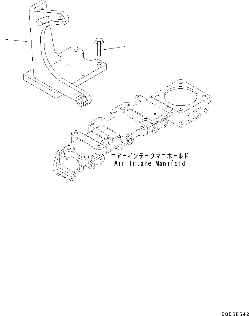 Схема запчастей Komatsu SAA4D95LE-5D - КОМПРЕССОР(№-) КОМПРЕССОР