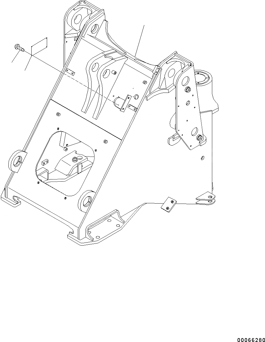 Схема запчастей Komatsu WA200-6 - ПЕРЕДН. РАМА, С ЭЛЕКТРОНН. УПРАВЛ-ЕLED ПОДВЕСКА СИСТЕМА (ECSS) (№C-) ПЕРЕДН. РАМА, С ЭЛЕКТРОНН. УПРАВЛ-ЕLED ПОДВЕСКА СИСТЕМА (ECSS)