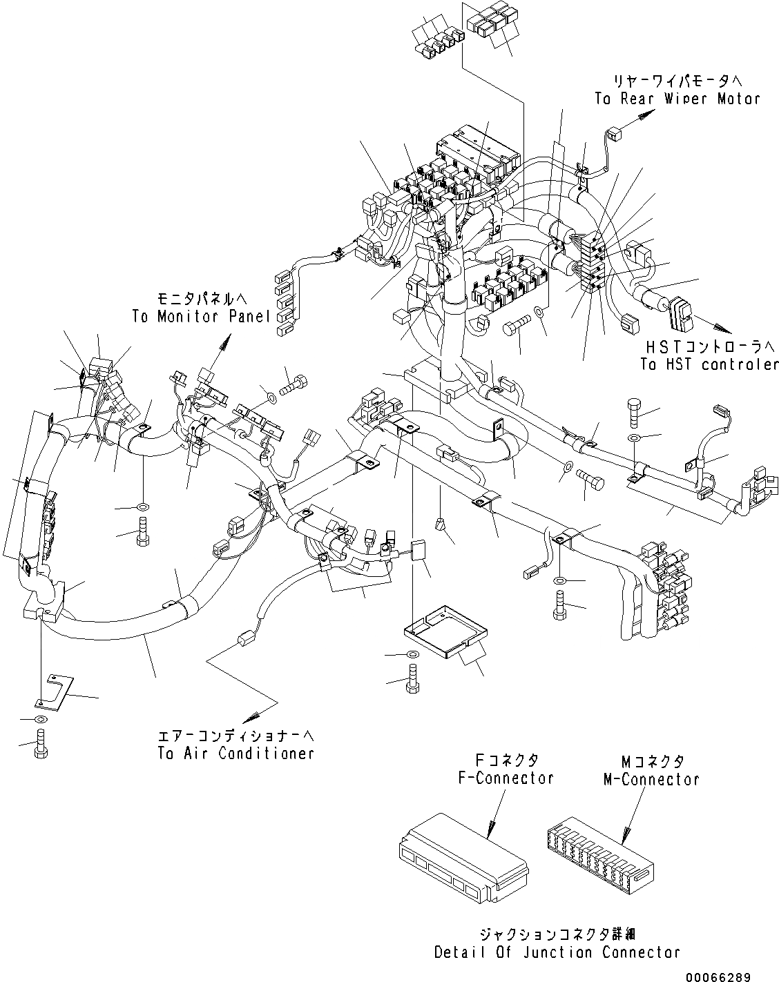 Схема запчастей Komatsu WA200-6 - КАБИНА ROPS И ОСНОВН. КОНСТРУКЦИЯ ГРУППА ПОЛ, Э/ПРОВОДКА (/) (№C-) КАБИНА ROPS И ОСНОВН. КОНСТРУКЦИЯ ГРУППА