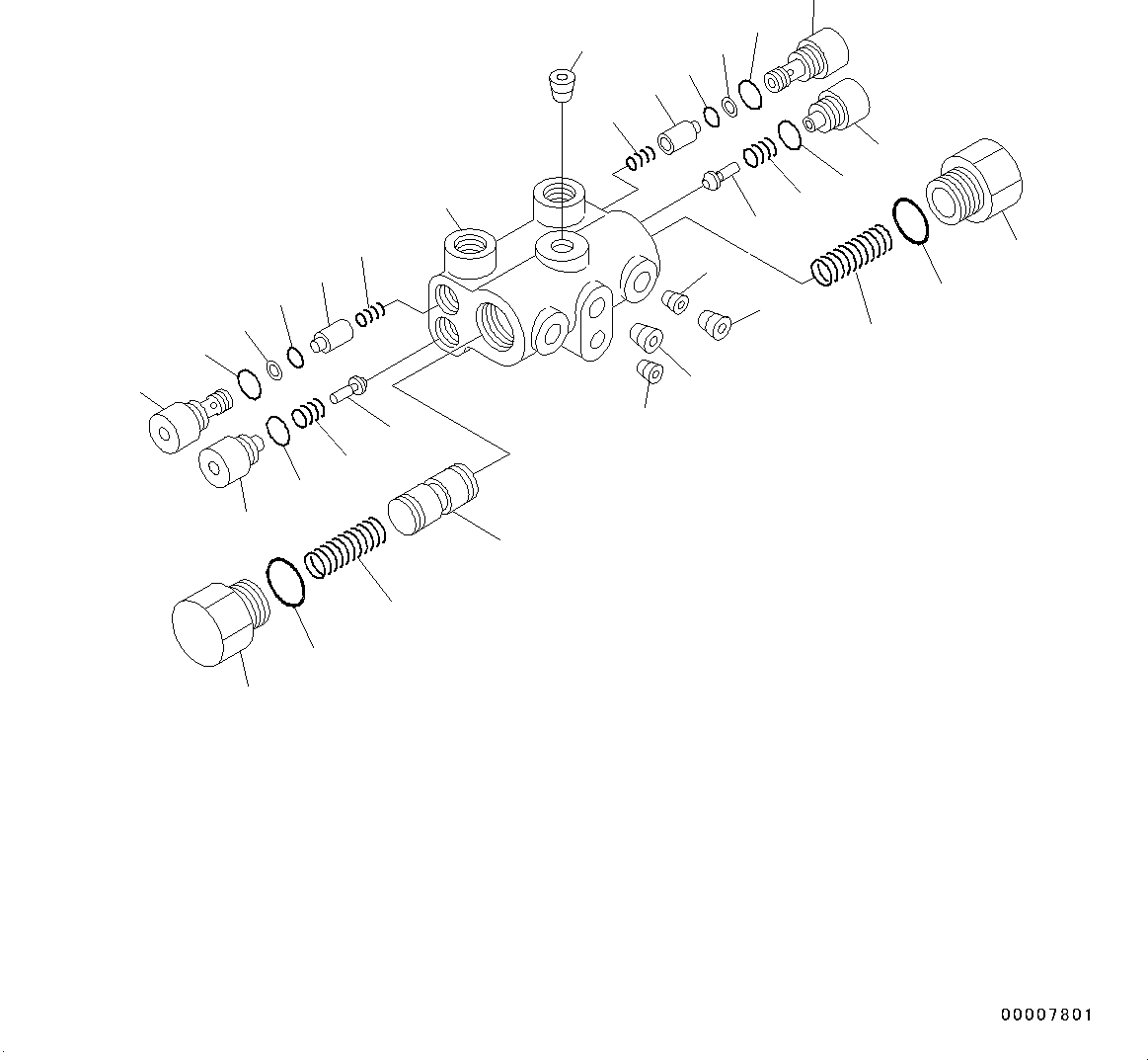 Схема запчастей Komatsu WA320-6 - РУЛЕВ. УПРАВЛЕНИЕ ГИДРОЛИНИЯ, ПОДУШКИ КЛАПАН (№79-) РУЛЕВ. УПРАВЛЕНИЕ ГИДРОЛИНИЯ