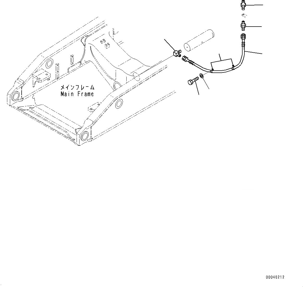 Схема запчастей Komatsu D375A-6 - БАЛКА БАЛАНСИРА И ПОВОРОТН. ШКВОРЕНЬ, СМАЗКА (№-) БАЛКА БАЛАНСИРА И ПОВОРОТН. ШКВОРЕНЬ, ДЛЯ MACHINE С УДЛИНН. ГУСЕНИЧНАЯ РАМА