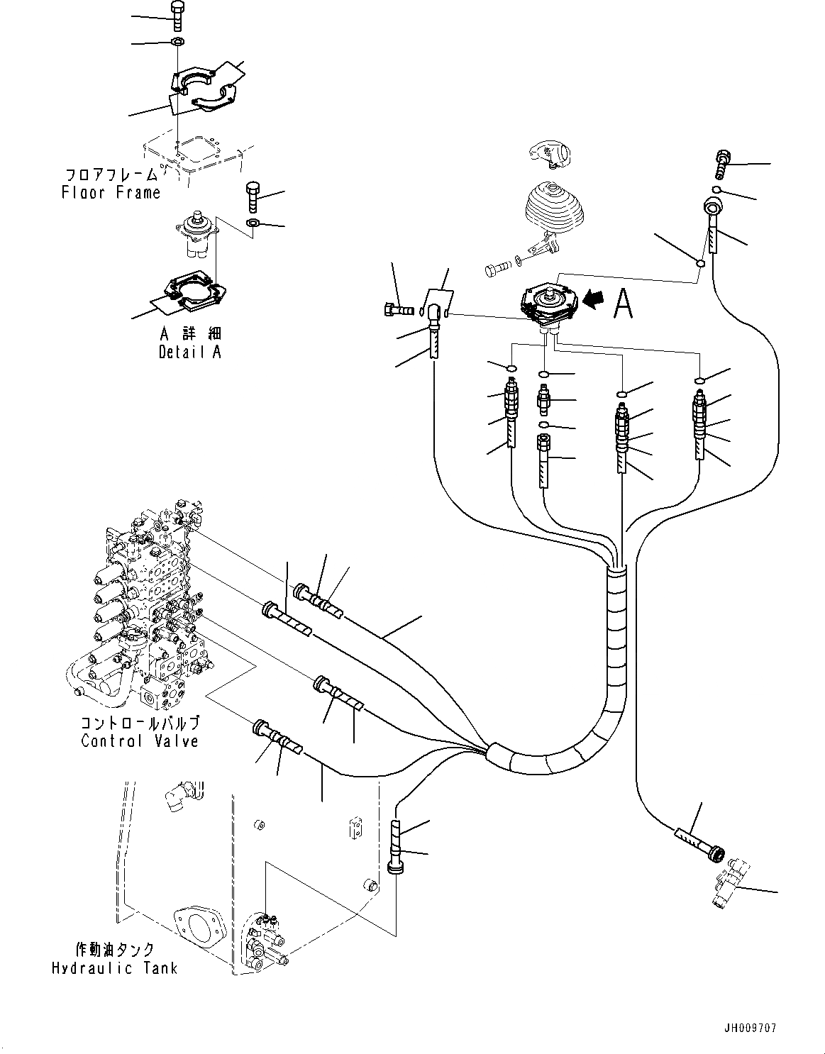 Схема запчастей Komatsu D375A-6 - ОСНОВН. КОНСТРУКЦИЯ, КЛАПАН PPCДЛЯ ОТВАЛ (№-) ОСНОВН. КОНСТРУКЦИЯ, С VHMS, PROVISION ДЛЯ РЕГУЛИР. ГИГАНТСК. РЫХЛИТ