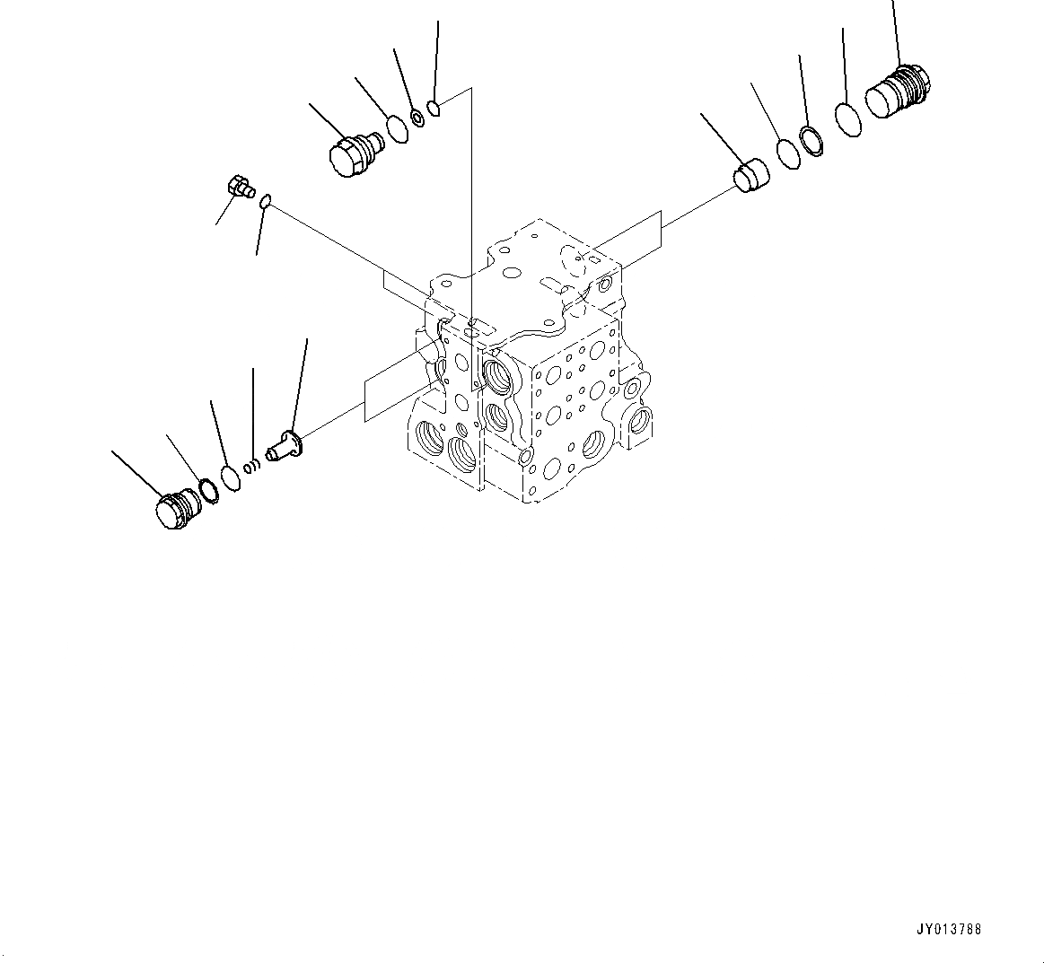 Схема запчастей Komatsu D375A-6 - КРЫЛО, УПРАВЛЯЮЩ. КЛАПАН, 5-СЕКЦИОНН. (/) (№-) КРЫЛО, ВЫСОК. ЕМК. АККУМУЛЯТОР, С VHMS