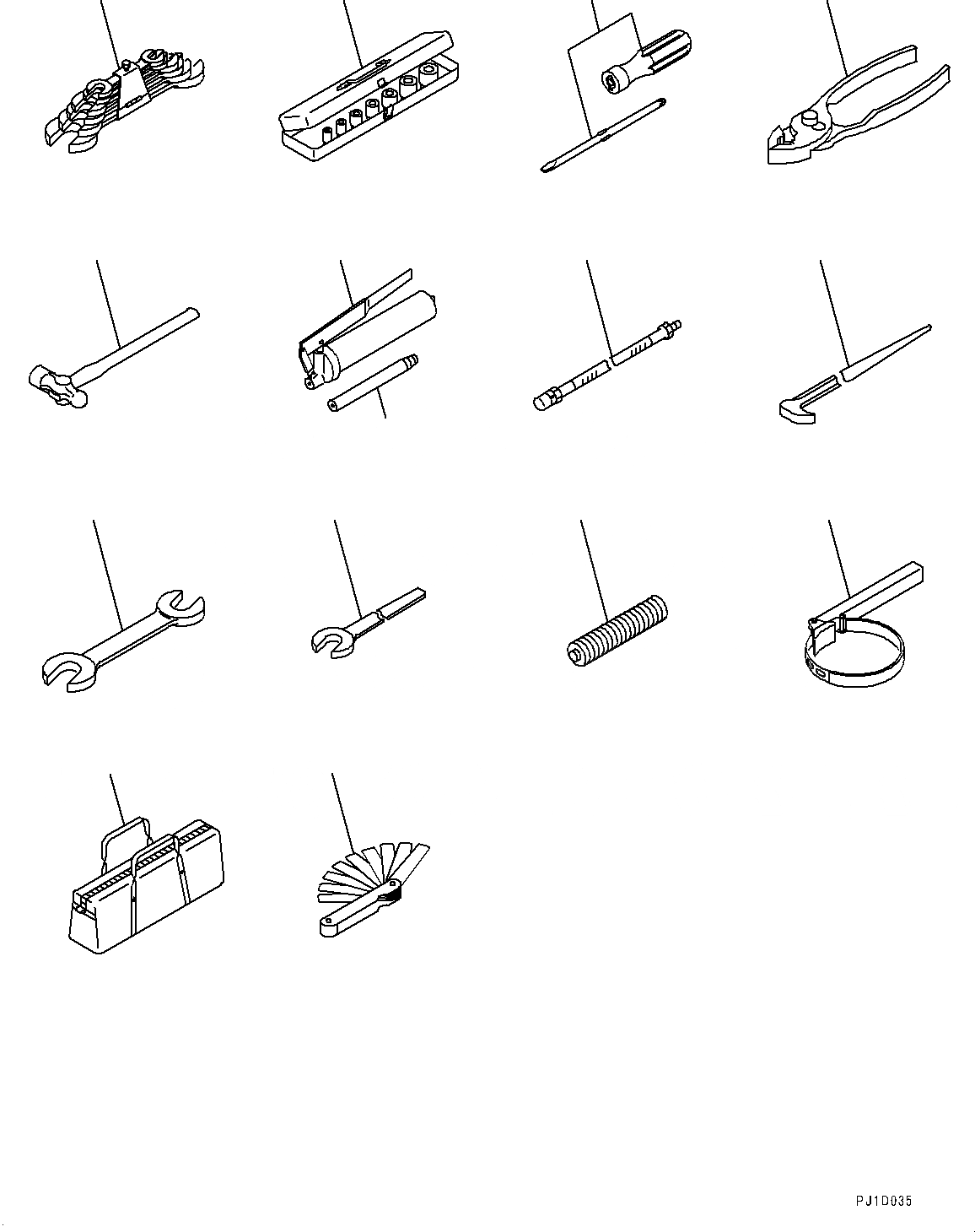 Схема запчастей Komatsu D375A-6 - ИНСТРУМЕНТ (№-) ИНСТРУМЕНТ