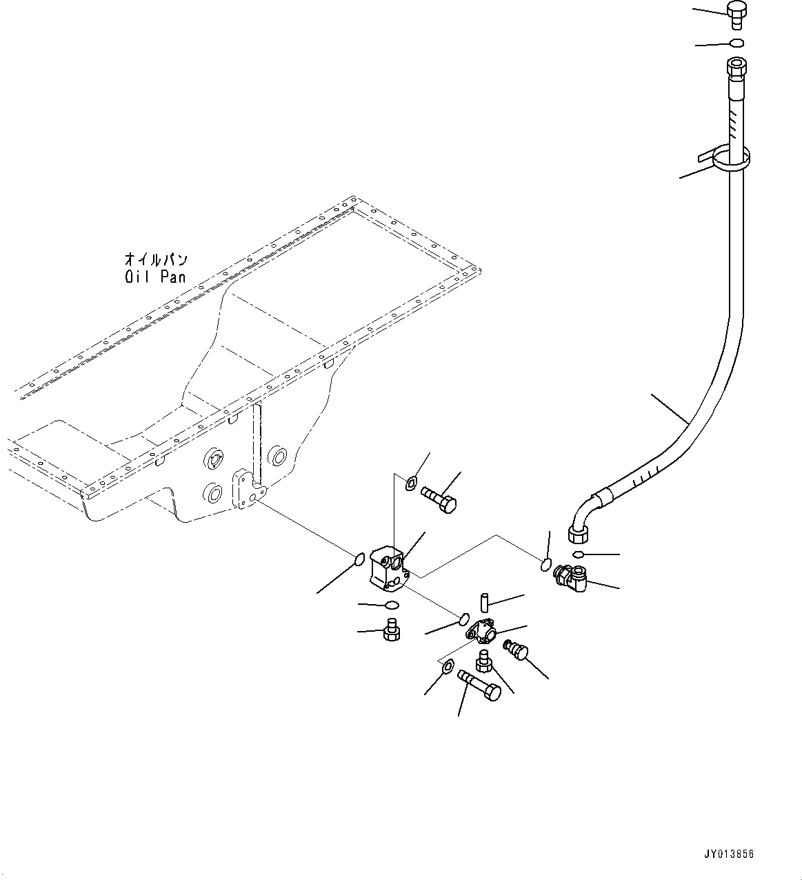 Схема запчастей Komatsu SAA6D170E-5E - ПОДДОН ДВИГ-ЛЯ, (/) (№7-) ПОДДОН ДВИГ-ЛЯ, ДВИГАТЕЛЬ PRE-СМАЗКА СИСТЕМА, С ДАТЧИК УР-НЯ МАСЛА