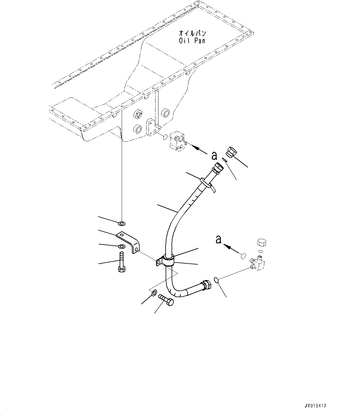 Схема запчастей Komatsu SAA6D170E-5E - ПОДДОН ДВИГ-ЛЯ, (/) (№77-) ПОДДОН ДВИГ-ЛЯ, МАСЛ. И ХЛАДАГЕНТ БЫСТР. ЗАПРАВ., С ДАТЧИК УР-НЯ МАСЛА, ДЛЯ ПОДДОН ДВИГ-ЛЯ И ПОДОГРЕВАТЕЛЬ ХЛАДАГЕНТА