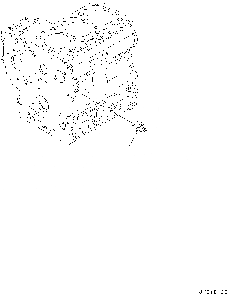 Схема запчастей Komatsu 3D67E-2A - ДВИГАТЕЛЬ, ОДИНОЧН. ЭЛЕМЕНТ ТИП, МАСЛ. ПЕРЕКЛЮЧАТЕЛЬ (№8A7-) ДВИГАТЕЛЬ, ОДИНОЧН. ЭЛЕМЕНТ ТИП