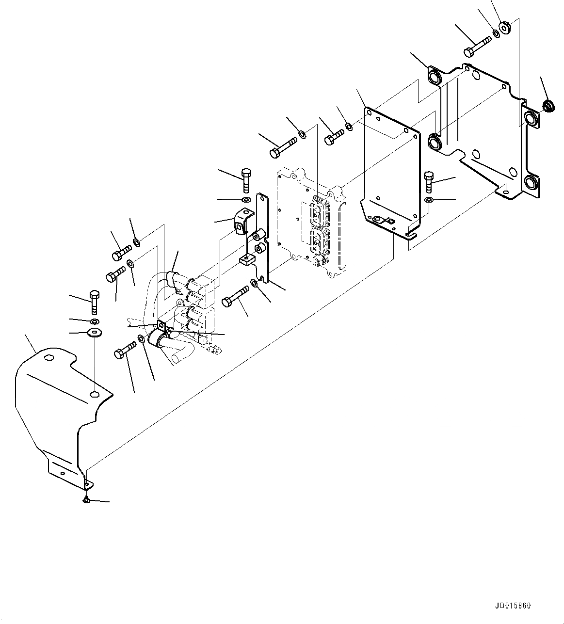 Схема запчастей Komatsu PC78UU-8 - ЭЛЕКТРИЧ. ПРОВОДКА, ПРОВОДКА КРЕПЛЕНИЕ, УПРАВЛ-Е ДВИГАТЕЛЕМLER (№-) ЭЛЕКТРИЧ. ПРОВОДКА