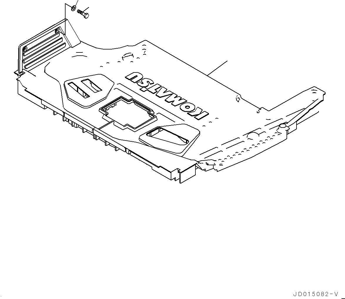 Схема запчастей Komatsu PC78UU-8 - ПОКРЫТИЕ ПОЛА(№-) ПОЛ МАТЕРИАЛ, БЕЗ -ДОПОЛН. АКТУАТОР ТРУБЫ