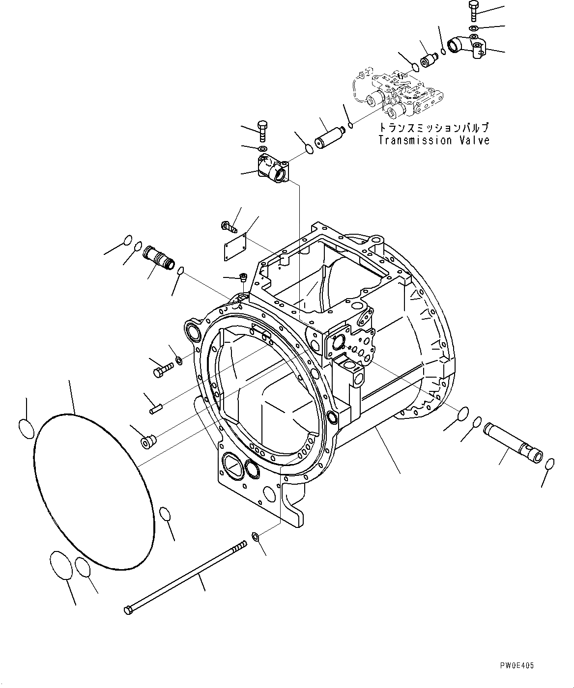 Схема запчастей Komatsu PC750LC-6K-01 - СИЛОВАЯ ПЕРЕДАЧА, КОРПУС (№-(7)) СИСТЕМА ОХЛАЖДЕНИЯ