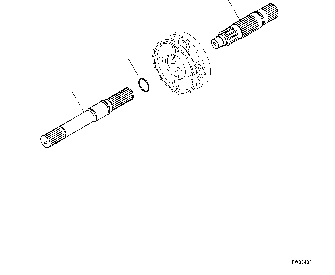Схема запчастей Komatsu PC750LC-6K-01 - СИЛОВАЯ ПЕРЕДАЧА, ВХОД И ВЫХОДНОЙ ВАЛ (№-) СИСТЕМА ОХЛАЖДЕНИЯ
