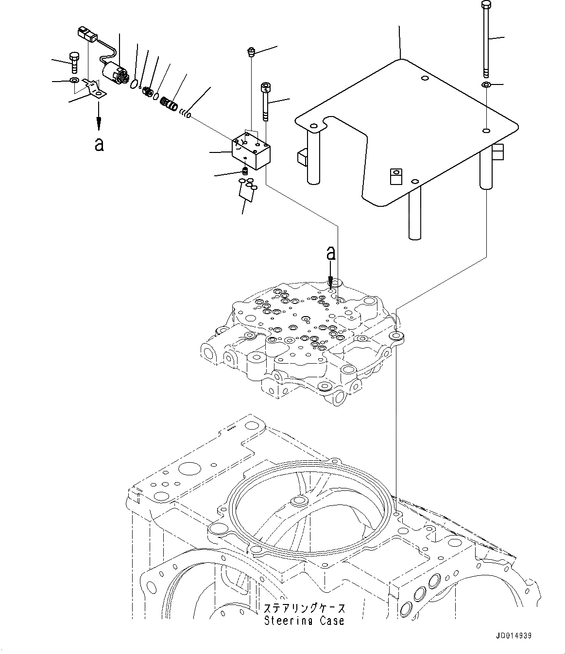 Схема запчастей Komatsu PC750LC-6K-01 - СИЛОВАЯ ПЕРЕДАЧА, ТОРМОЗН. КЛАПАН (№-) СИСТЕМА ОХЛАЖДЕНИЯ
