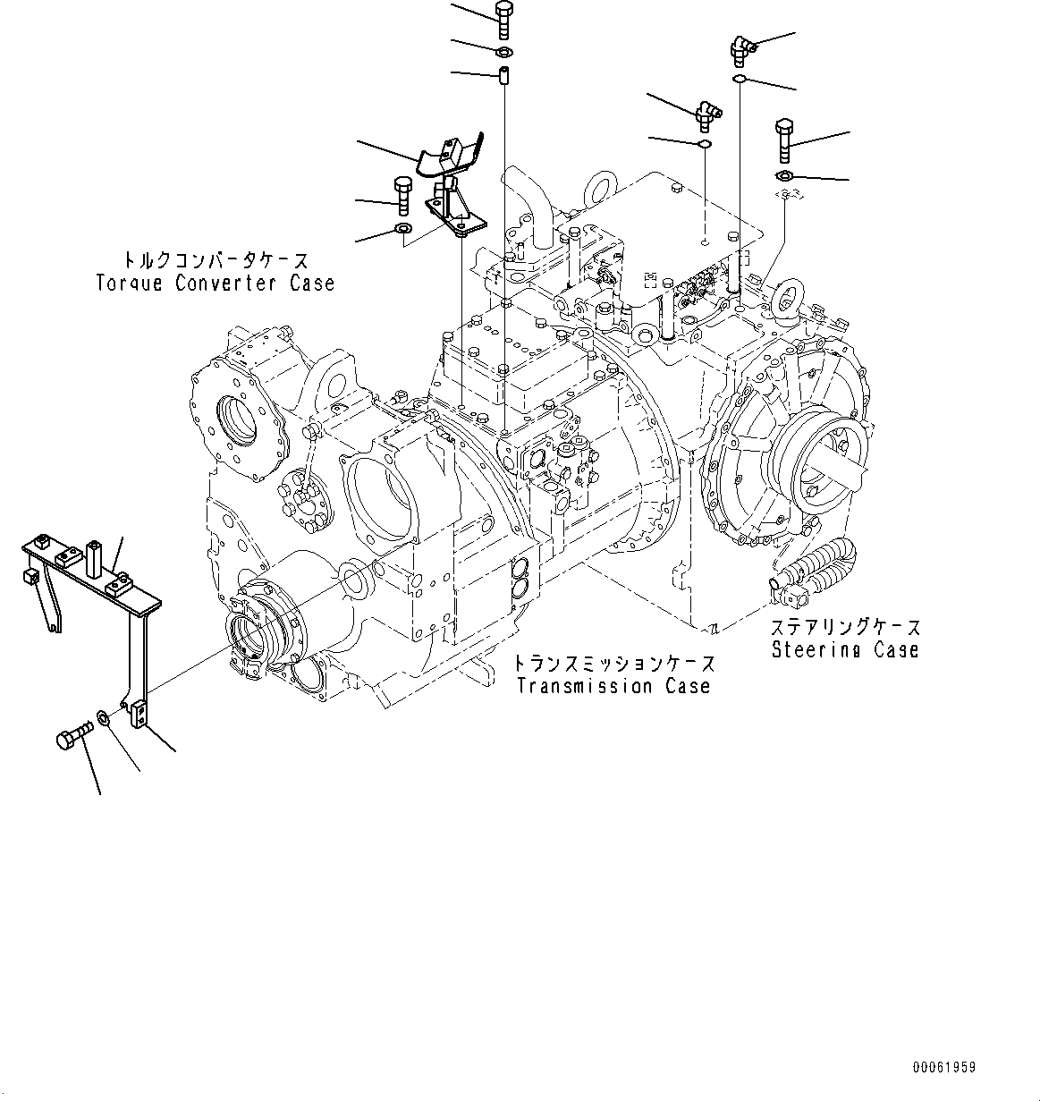 Схема запчастей Komatsu PC750LC-6K-01 - СИЛОВАЯ ПЕРЕДАЧА, ТРУБЫ И КОРПУС (№-) СИСТЕМА ОХЛАЖДЕНИЯ