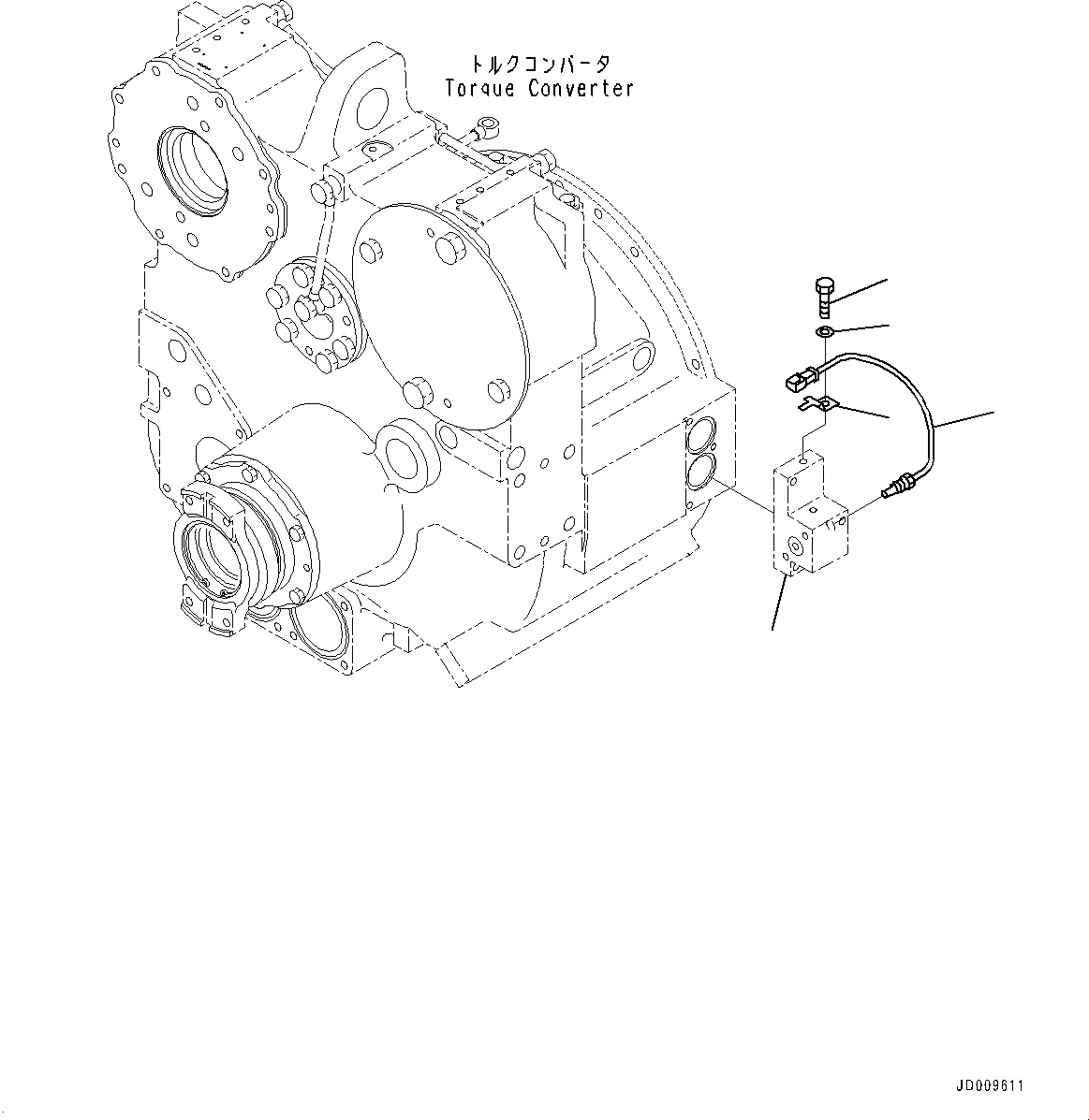 Схема запчастей Komatsu PC750LC-6K-01 - СИЛОВАЯ ПЕРЕДАЧА, ДАТЧИК (№-) СИСТЕМА ОХЛАЖДЕНИЯ