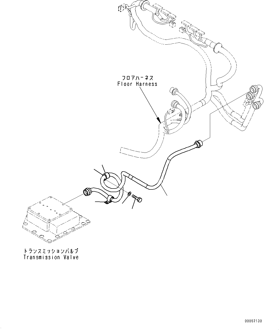 Схема запчастей Komatsu D275A-5R - ЭЛЕКТРИЧ. ПРОВОДКА ДЛЯ POWERTRAIN УПРАВЛ-Е, КЛАПАН УПРАВЛЕНИЯ ТРАНСМИССИЕЙ (№-) ЭЛЕКТРИЧ. ПРОВОДКА ДЛЯ POWERTRAIN УПРАВЛ-Е, С ПОДДОН ДВИГ-ЛЯ И ПОДОГРЕВАТЕЛЬ ХЛАДАГЕНТА, ХОЛОДН. AREA СПЕЦ-ЯIFICATION A (- DEG C)
