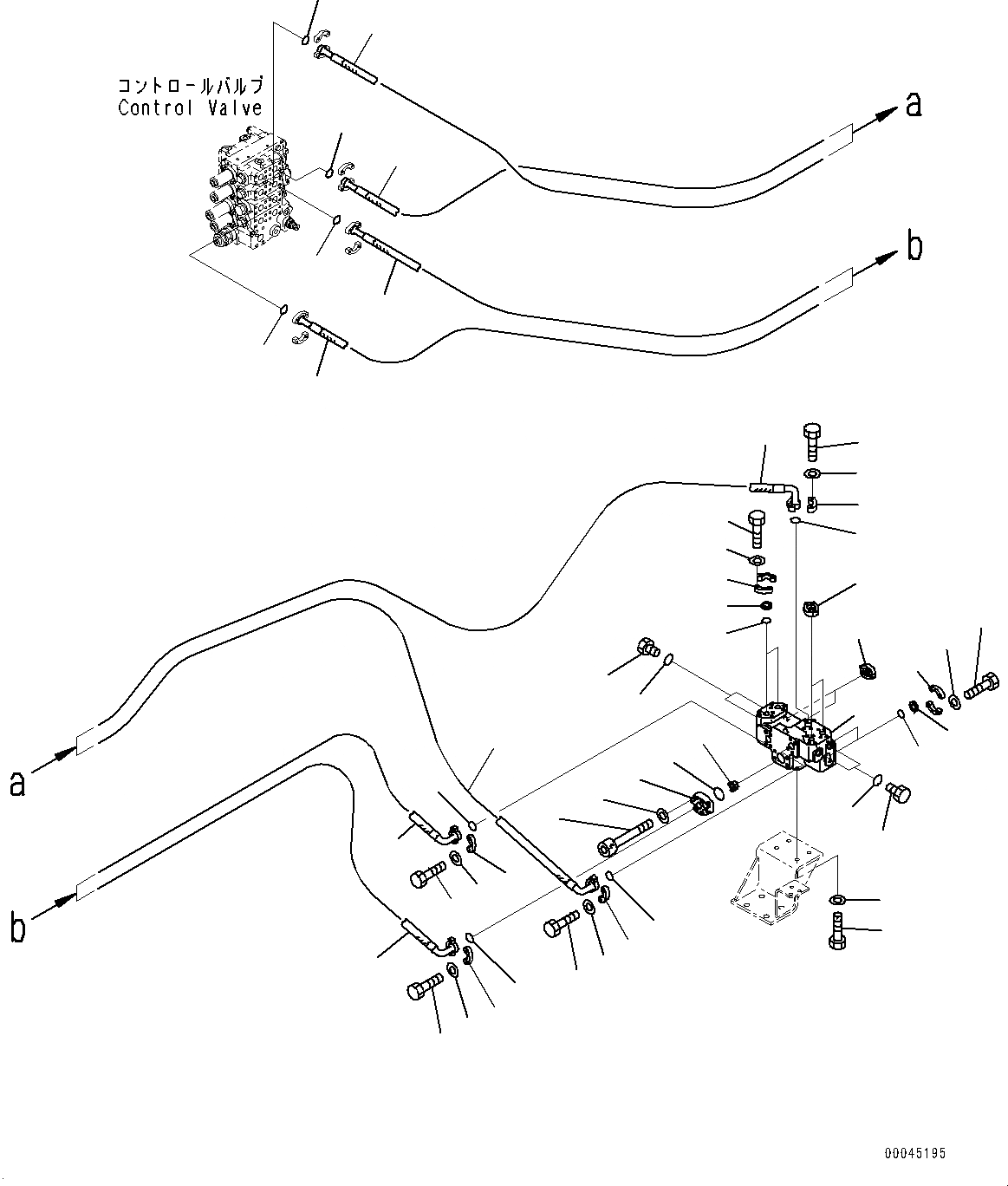 Схема запчастей Komatsu D275A-5R - ГИДРОЛИНИЯ РЫХЛИТЕЛЯ, УПРАВЛЯЮЩ. КЛАПАН - БЛОК (№-) ГИДРОЛИНИЯ РЫХЛИТЕЛЯ, БЕЗ ЛАМПА РАБОЧ. ОСВЕЩЕНИЯ, РЫХЛИТЕЛЬ