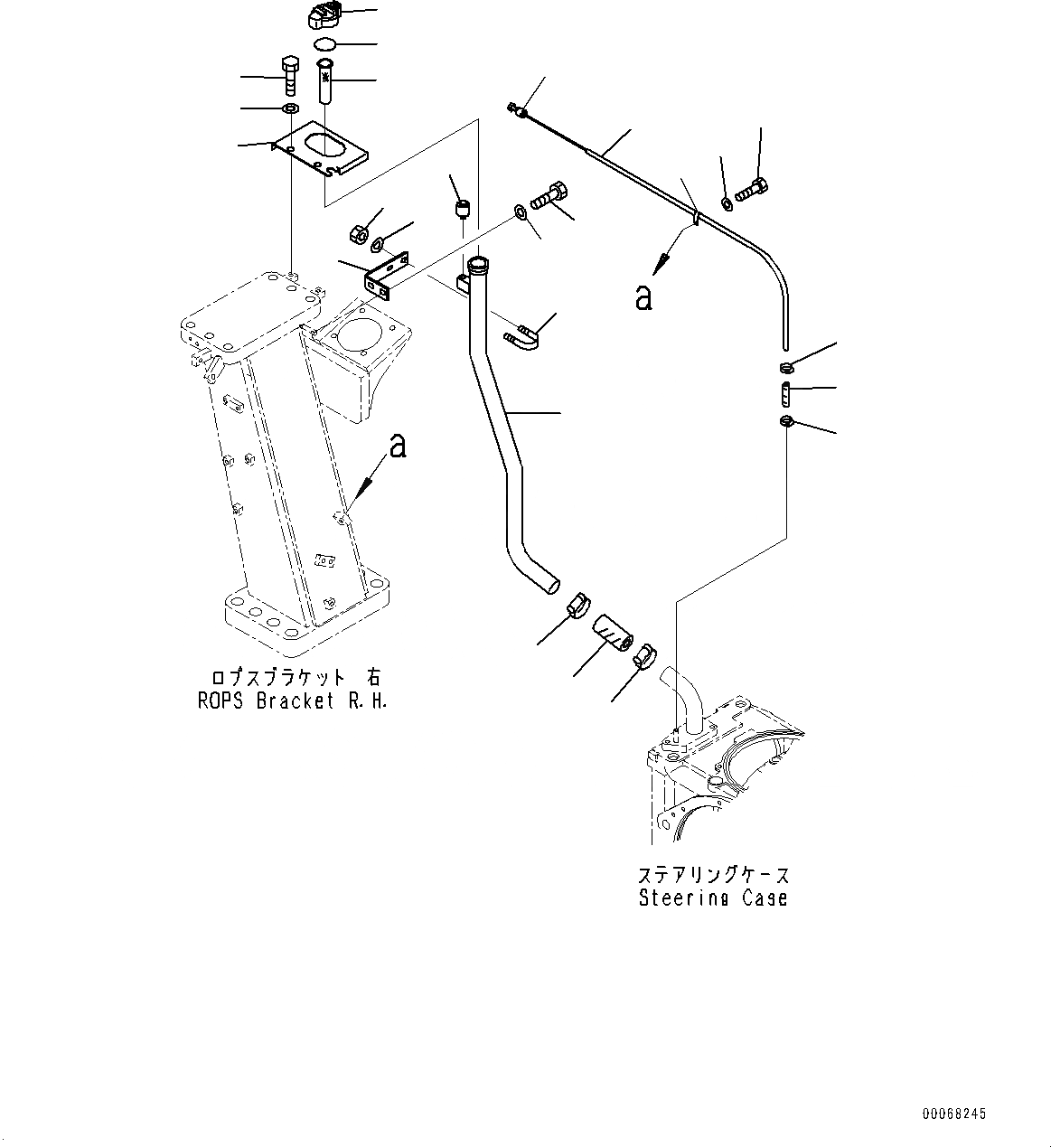 Схема запчастей Komatsu D275A-5R - СИЛОВАЯ ПЕРЕДАЧА GAUGE ТРУБЫ (№-) СИЛОВАЯ ПЕРЕДАЧА GAUGE ТРУБЫ
