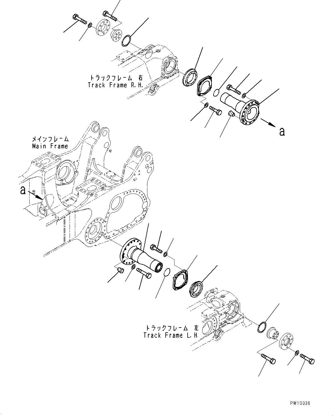 Схема запчастей Komatsu D275A-5R - БАЛКА БАЛАНСИРА И ПОВОРОТН. ШКВОРЕНЬ, ОСНОВН. РУЛЕВ. УПРАВЛЕНИЕ ВАЛ (№-8) БАЛКА БАЛАНСИРА И ПОВОРОТН. ШКВОРЕНЬ, ОТВАЛ С ДВОЙН. ПЕРЕКОСОМ