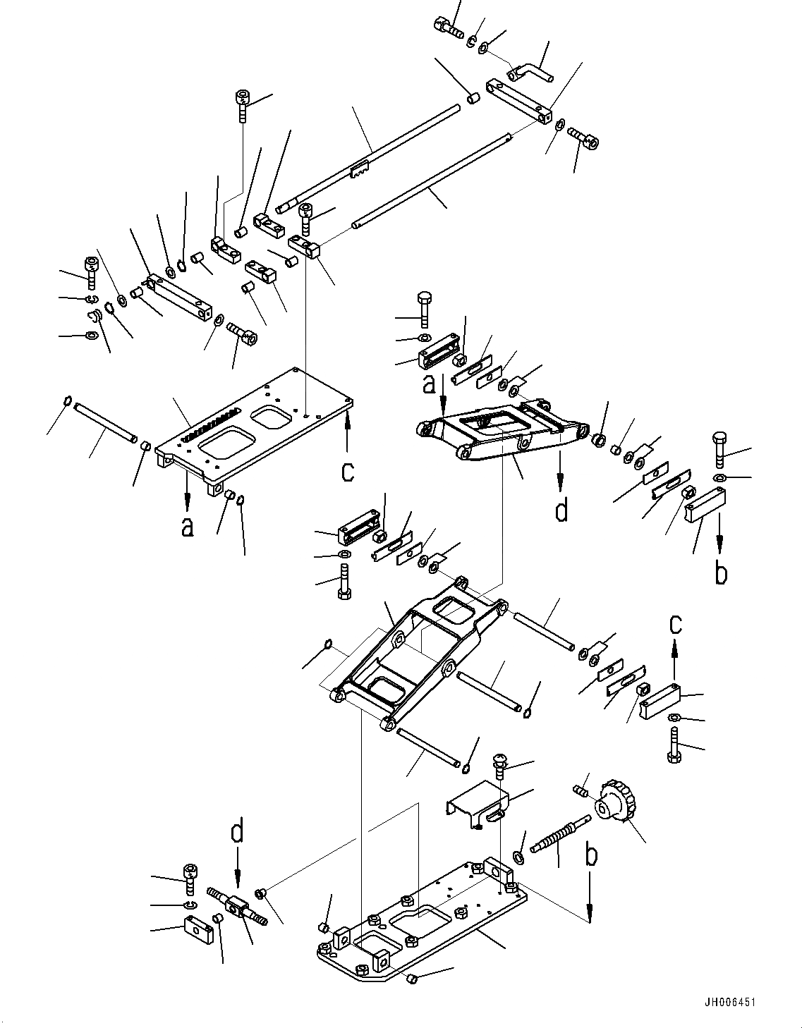 Схема запчастей Komatsu D275A-5R - ОСНОВН. КОНСТРУКЦИЯ, КОНСОЛЬ SLIDER (№-) ОСНОВН. КОНСТРУКЦИЯ, С РЕГУЛИР. ГИГАНТСК. РЫХЛИТ, ДЛЯ MACHINE С КОНТРОЛЕМ ПРОСКАЛЬЗ-Я ГУСЕНИЦ