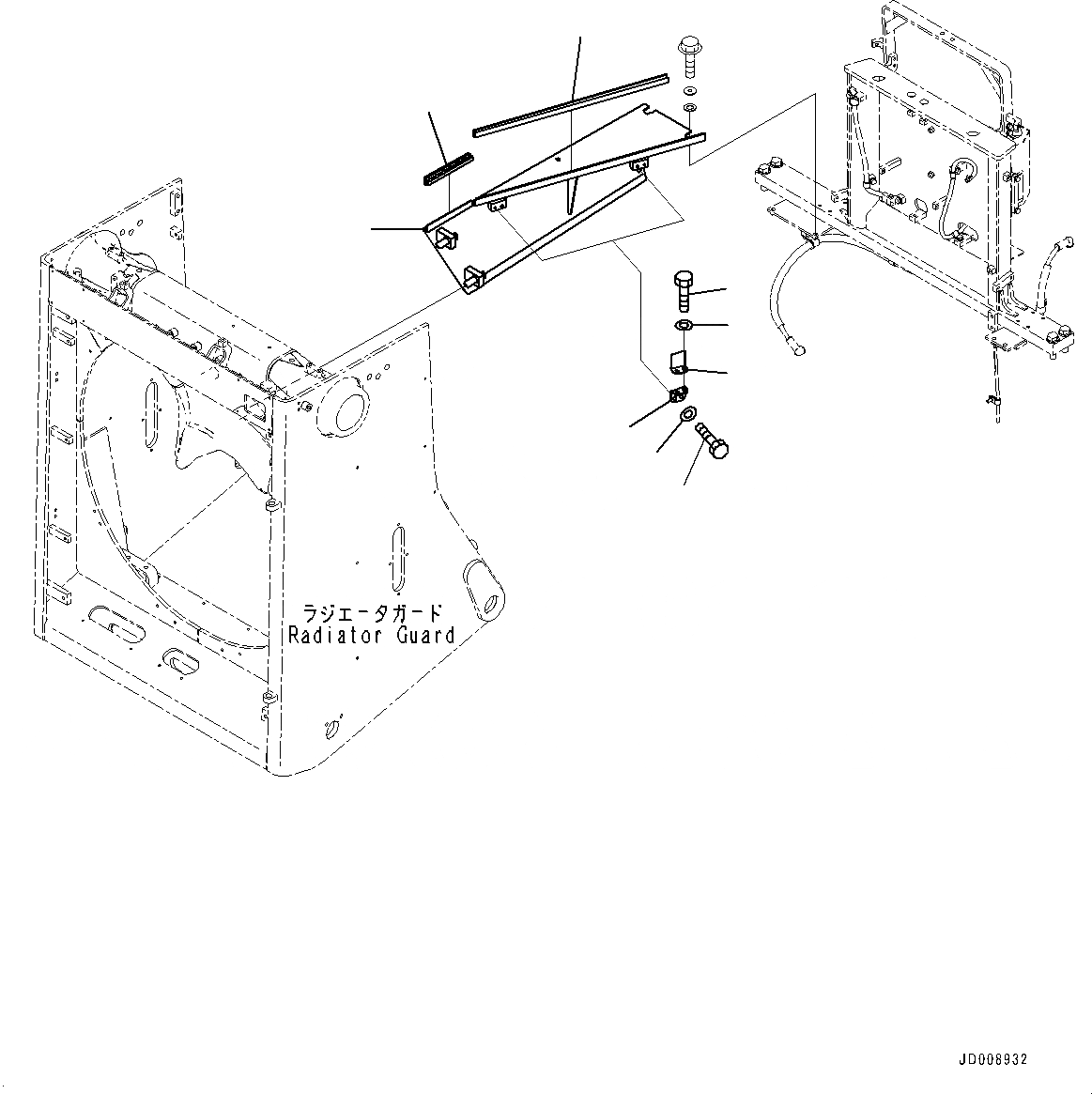 Схема запчастей Komatsu D275A-5R - КАПОТ И БОКОВ. КРЫШКА ГРУППА, БОКОВ. КРЫШКА НИЖН., ПРАВ. (№-) КАПОТ И БОКОВ. КРЫШКА ГРУППА, ПЕРФОРИРОВАНН.