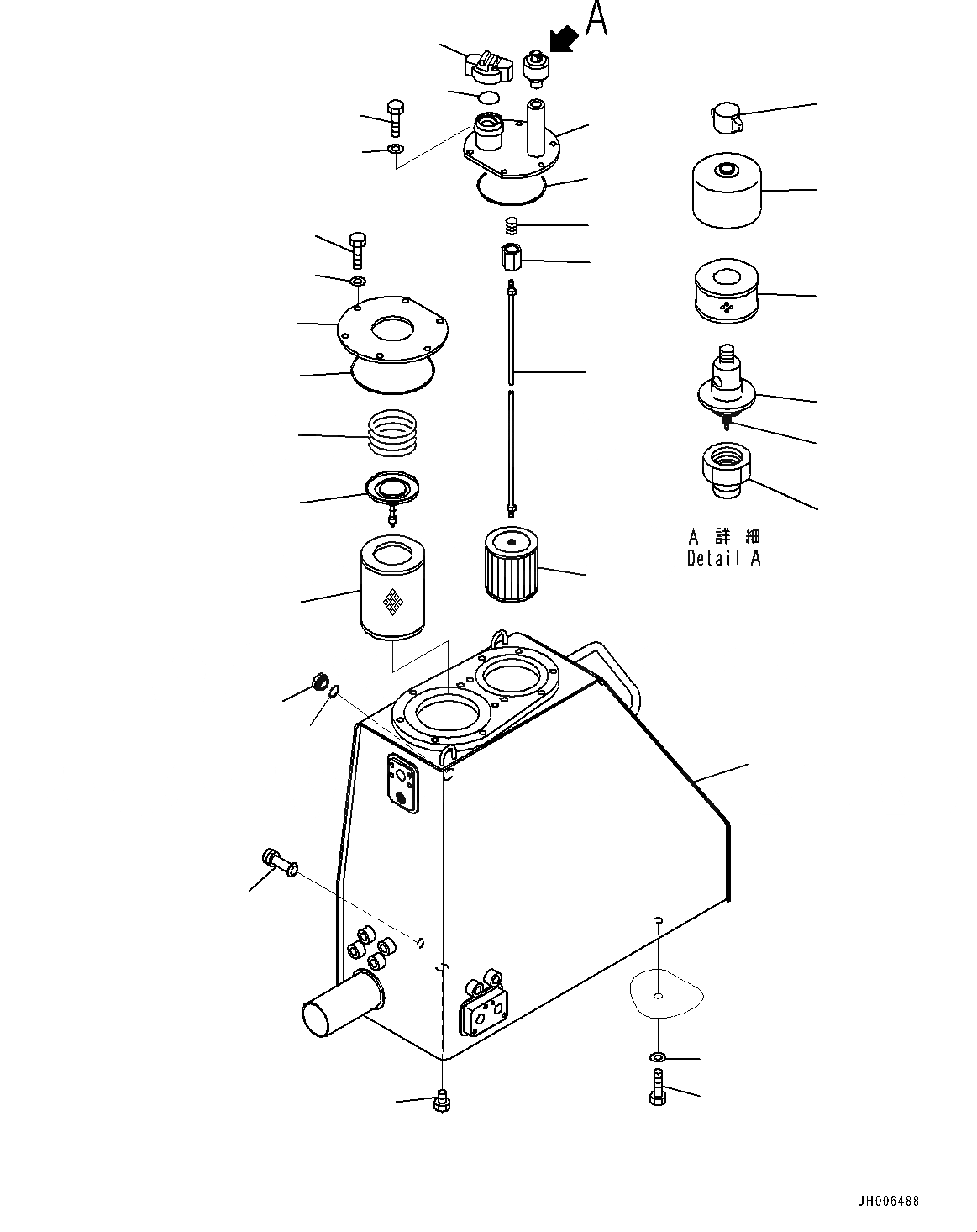 Схема запчастей Komatsu D275A-5R - КРЫЛО, БАК (№-) КРЫЛО, С РЫХЛИТЕЛЕМ, ВЫСОК. ЕМК. АККУМУЛЯТОР, ДОПОЛН. ОБОГРЕВАТ ДЛЯ ВЫСОК. ЕМК. КАБИНА, ДЛЯ ОТВАЛ С ДВОЙН. ПЕРЕКОСОМ