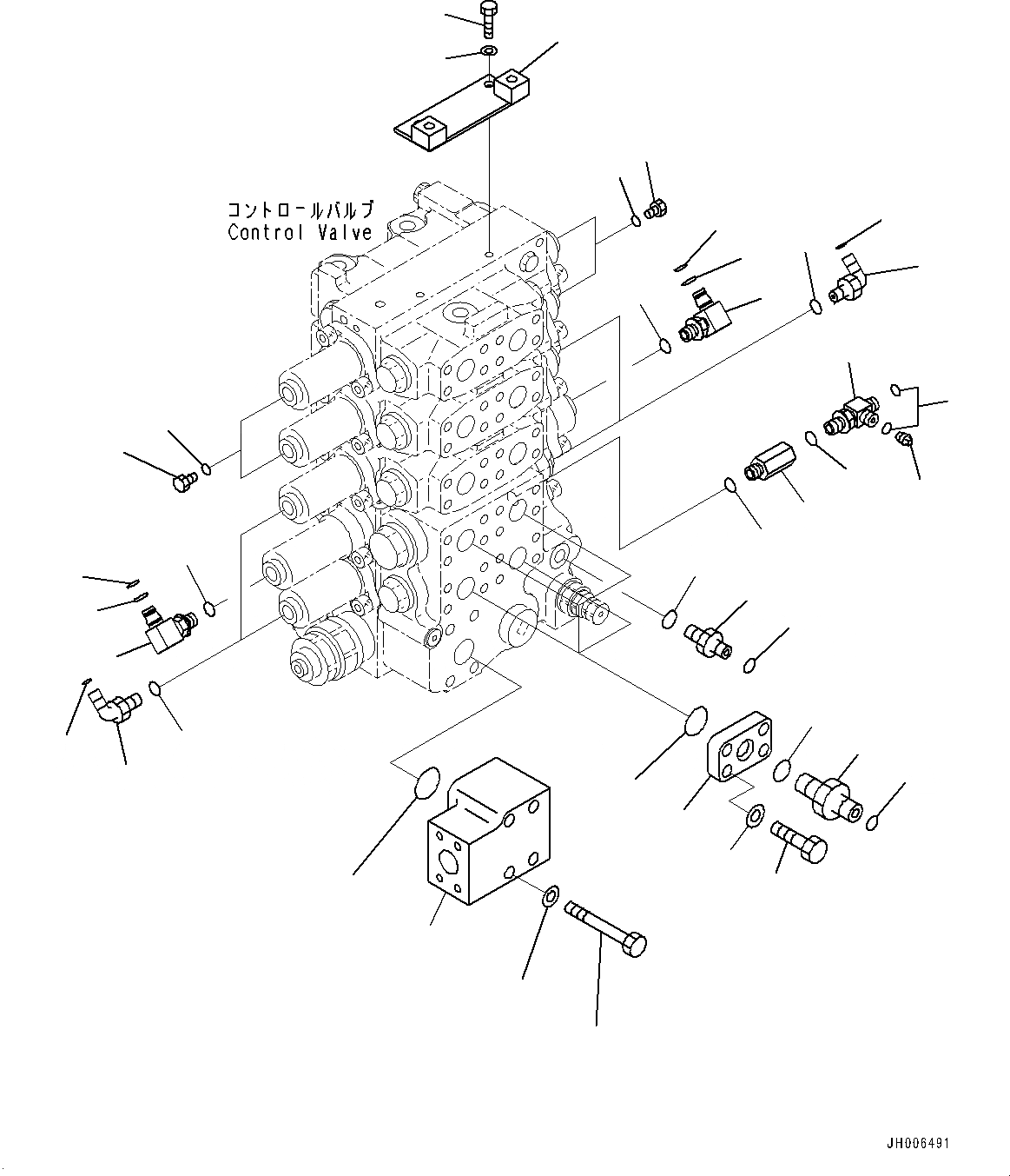 Схема запчастей Komatsu D275A-5R - КРЫЛО, УПРАВЛЯЮЩ. КЛАПАН ПАТРУБОК (№-) КРЫЛО, С ВЫСОК. ЕМК. АККУМУЛЯТОР, ПОДДОН ДВИГ-ЛЯ И ПОДОГРЕВАТЕЛЬ ХЛАДАГЕНТА, БЕЗ ЗАДН. ОБОРУД-Е, ДЛЯ ОТВАЛ С ДВОЙН. ПЕРЕКОСОМ