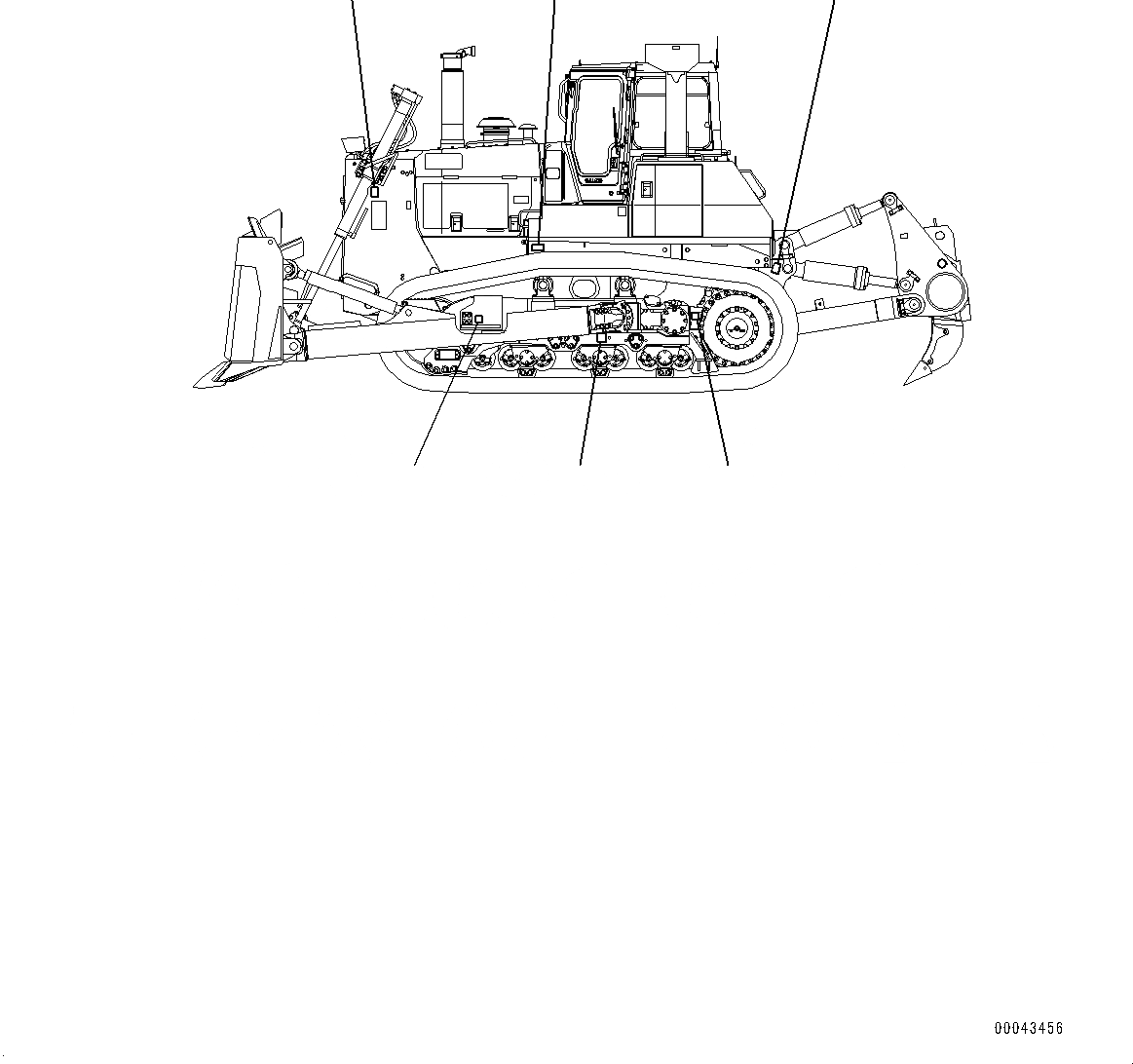 Схема запчастей Komatsu D275A-5R - BALANCING MARK (№-) BALANCING MARK