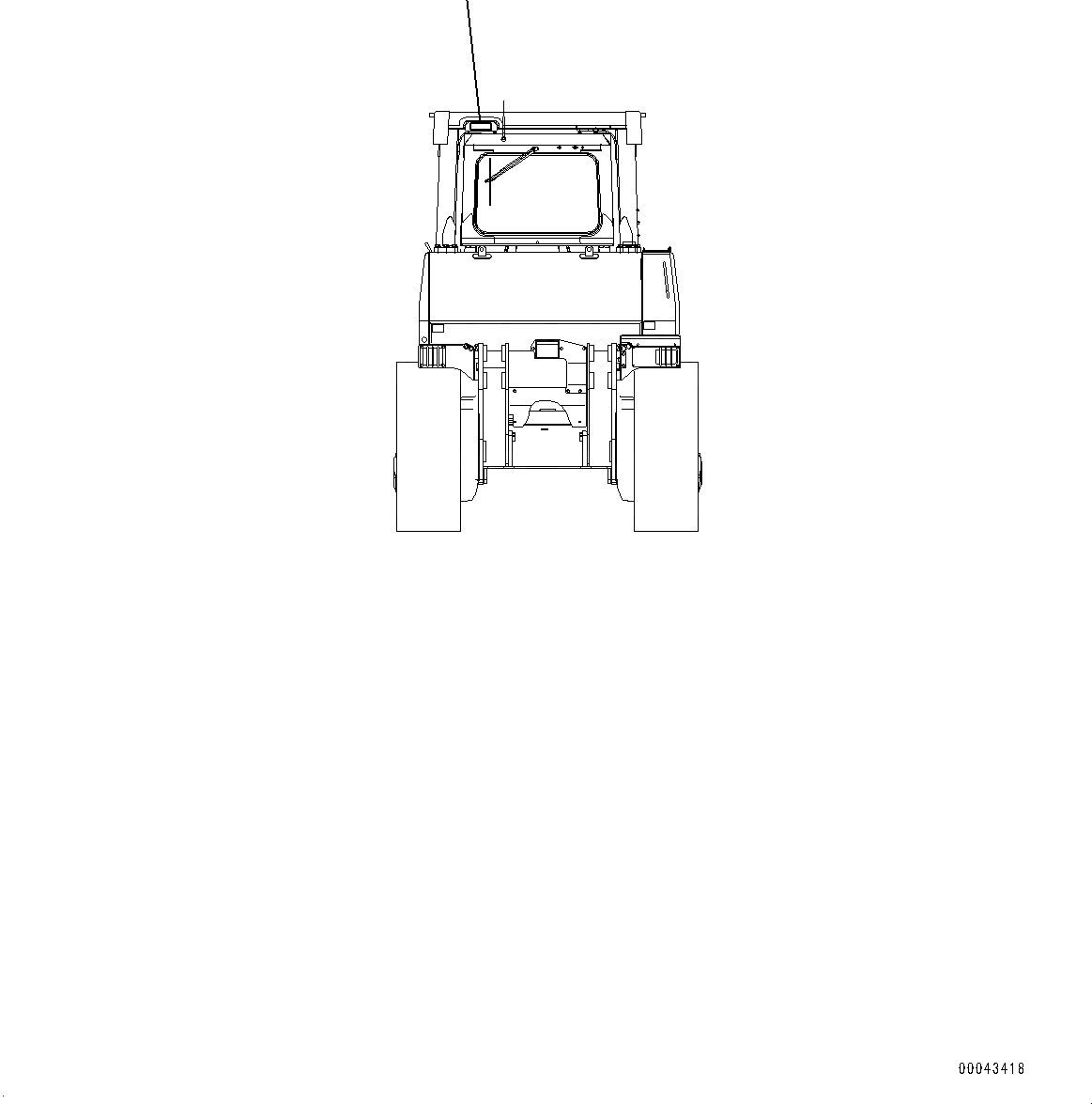 Схема запчастей Komatsu D275A-5R - ROPS ПЛАСТИНА (№-) ROPS ПЛАСТИНА, АНГЛ., ДЛЯ СИСТЕМА ROPS