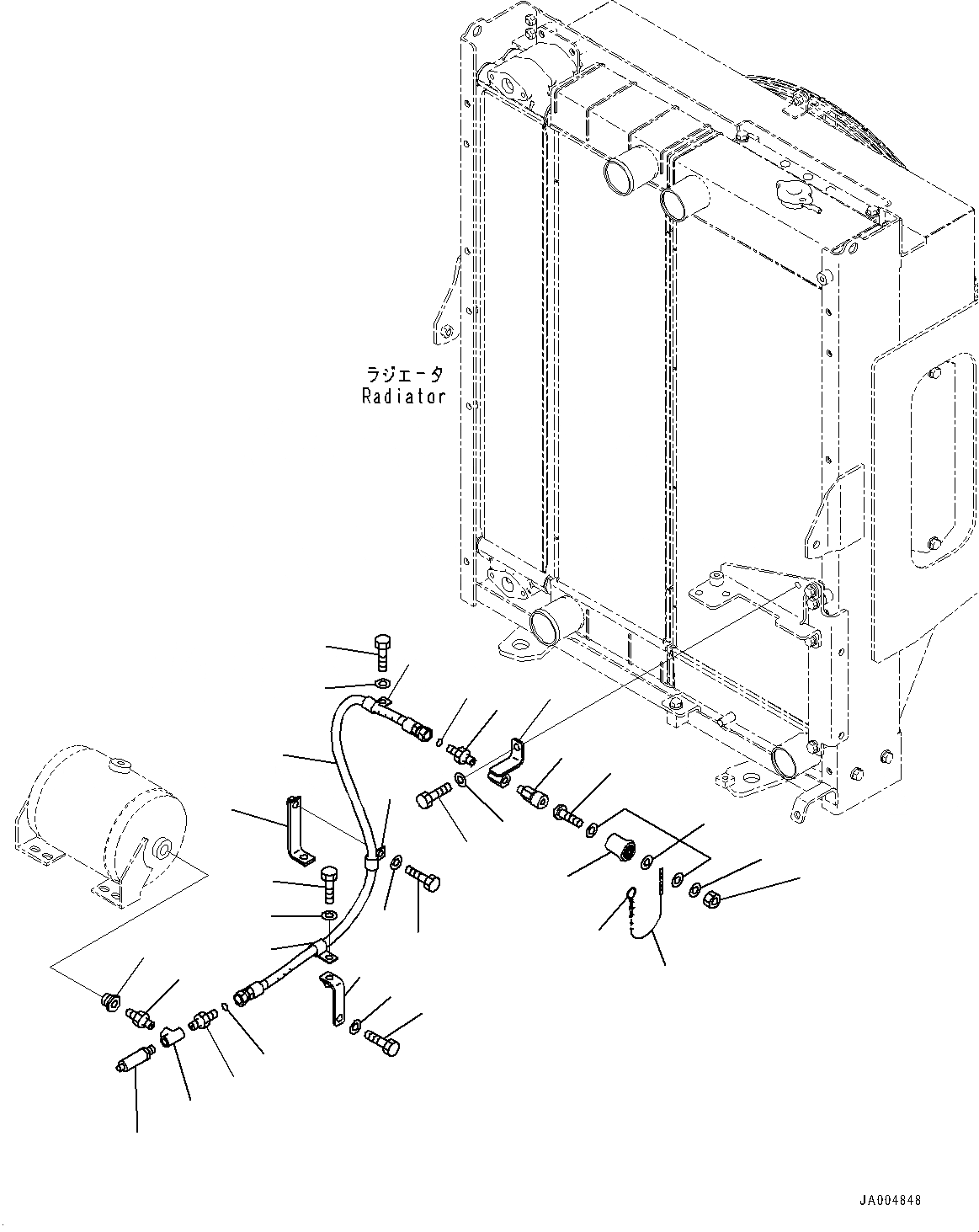 Схема запчастей Komatsu GD555-5 - НАКАЧИВАНИЕ ШИН КОМПЛЕКТ, COUPLER ТРУБЫ (№-) НАКАЧИВАНИЕ ШИН КОМПЛЕКТ
