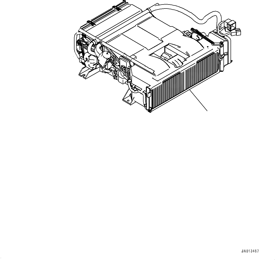 Схема запчастей Komatsu GD675-5 - ОСНОВН. КОНСТРУКЦИЯ, КОНДИЦ. ВОЗДУХА ВОЗДУХОВОДЫ (/) (№98-) ОСНОВН. КОНСТРУКЦИЯ, С 9 СЕКЦ. КЛАПАН, KOMTRAX, GPRS