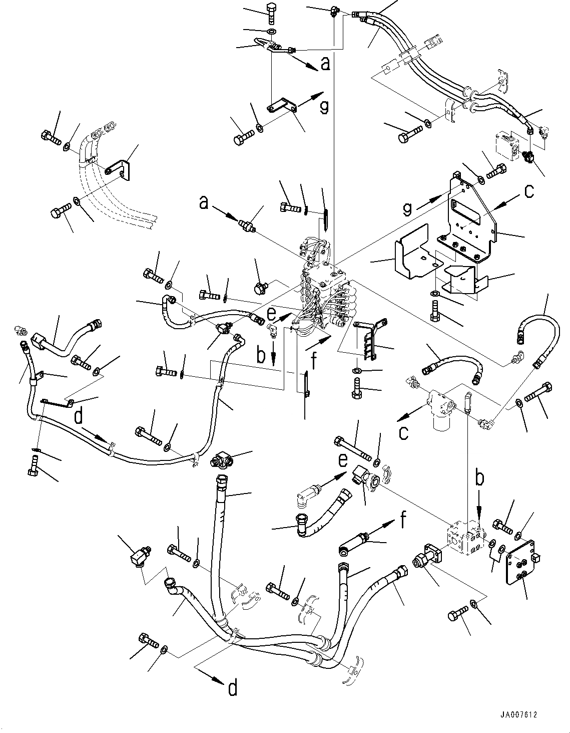 Схема запчастей Komatsu GD655-5 - ПОЛ КЛАПАН, СОЕДИНИТЕЛЬН. ЧАСТИ, ДОПОЛН. КЛАПАН (/) (№-) ПОЛ КЛАПАН, С -ДОПОЛН. СОЛЕНОИД УПРАВЛЯЮЩ. КЛАПАН