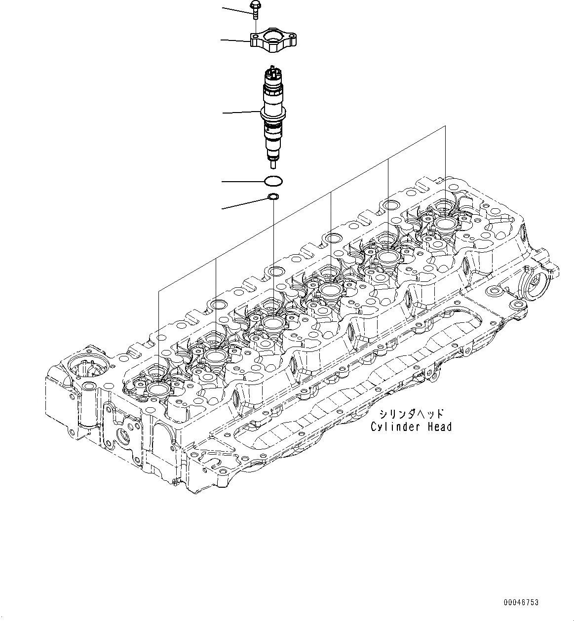 Схема запчастей Komatsu SAA6D107E-1DD - ТОПЛИВОПРОВОД. (№7-) ТОПЛИВОПРОВОД.