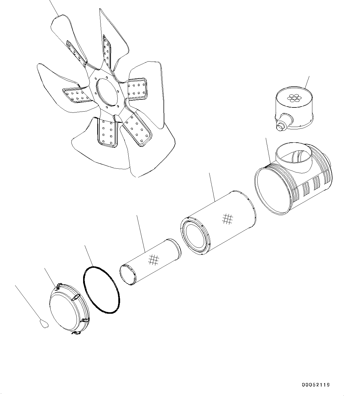 Схема запчастей Komatsu SAA6D140E-5H - КОМПОНЕНТЫ ДВИГАТЕЛЯ, (/) (№78-) КОМПОНЕНТЫ ДВИГАТЕЛЯ, ДЛЯ LANDFILL APPLICATION СПЕЦ-Я.
