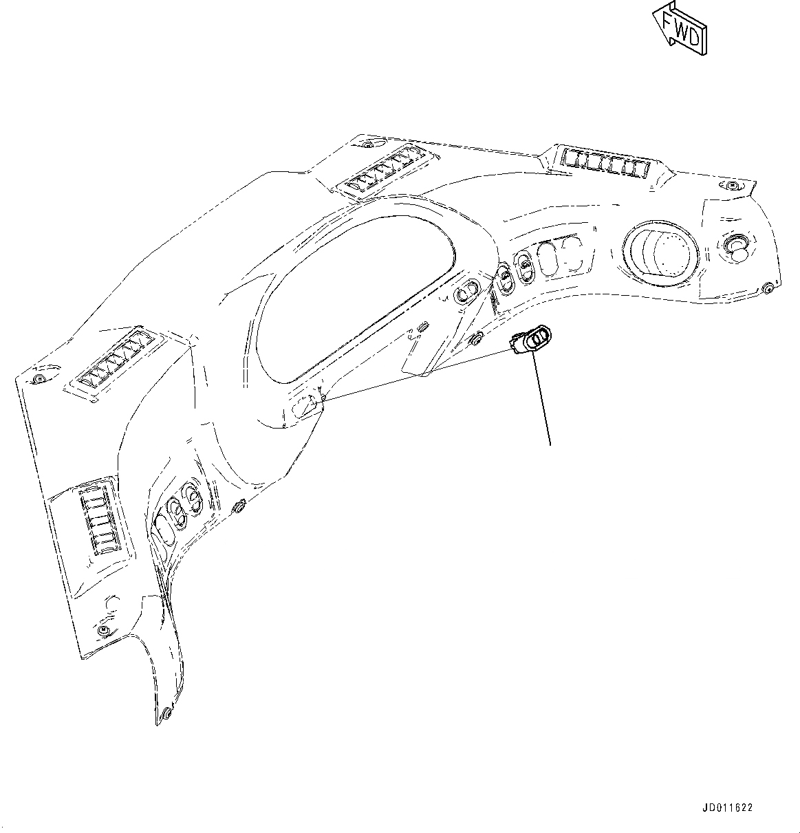 Схема запчастей Komatsu WA380-6 - ПЕРЕКЛЮЧАТЕЛЬ (№99-) ПЕРЕКЛЮЧАТЕЛЬ, С ЭЛЕКТРОНН. УПРАВЛ-ЕLED ПОДВЕСКА СИСТЕМА (ECSS)