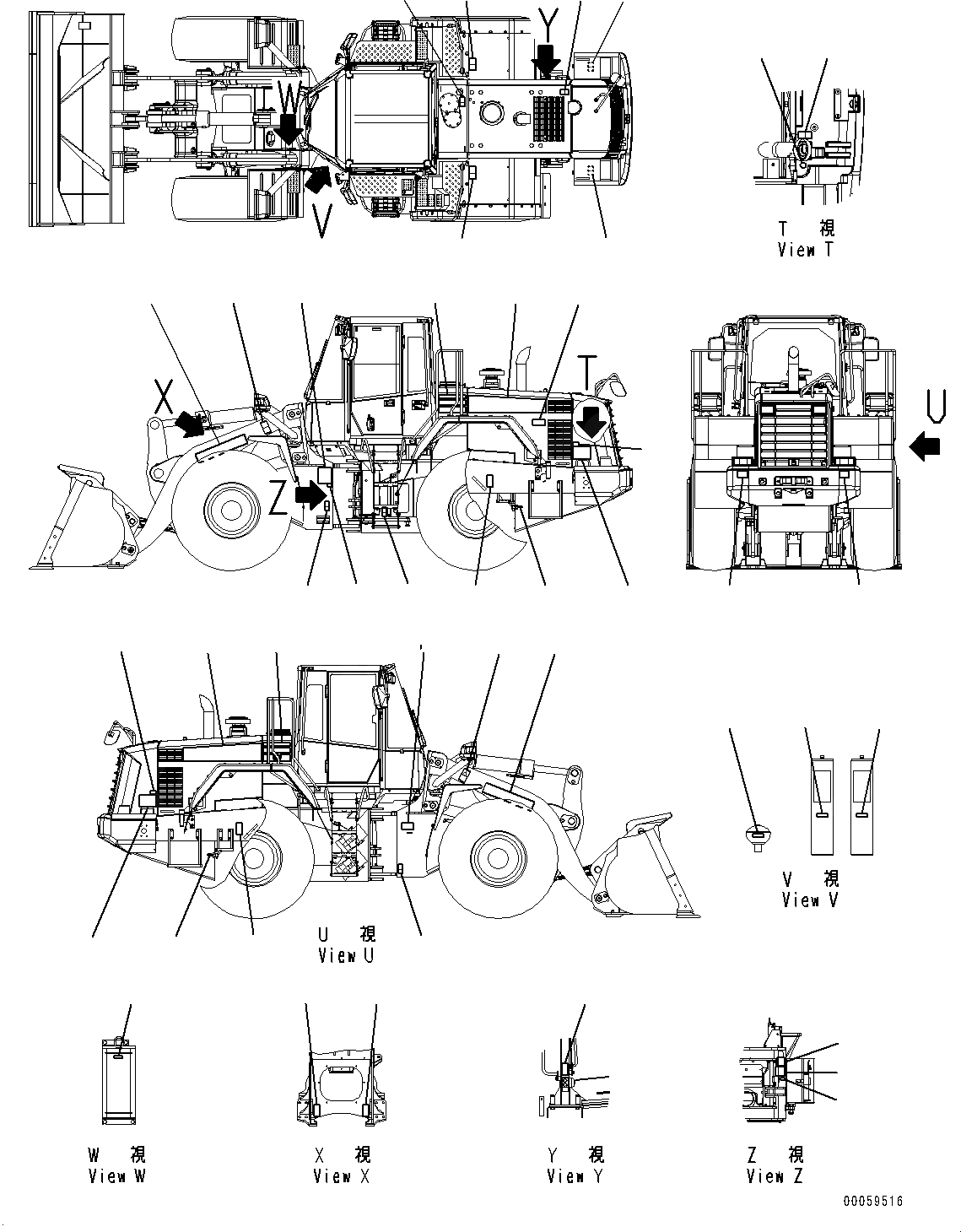 Схема запчастей Komatsu WA380-6 - ТАБЛИЧКИ, EXTERIOR (№8-) ТАБЛИЧКИ, ИСПАНИЯ, TEXT ТИП