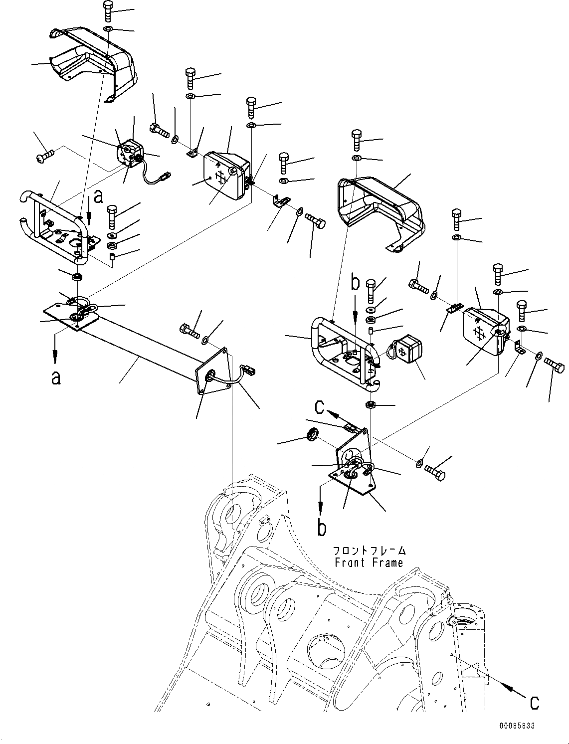 Схема запчастей Komatsu WA380-6 - ПЕРЕДН. ОСВЕЩЕНИЕ, БЕЗ ПЕРЕДН. ЛАМПА РАБОЧ. ОСВЕЩЕНИЯ (№99-8) ПЕРЕДН. ОСВЕЩЕНИЕ, БЕЗ ПЕРЕДН. ЛАМПА РАБОЧ. ОСВЕЩЕНИЯ