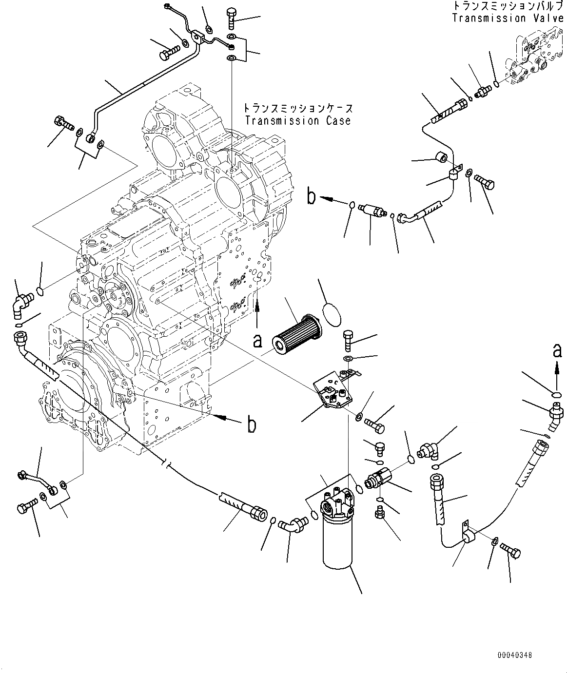 Схема запчастей Komatsu WA380-6 - ГИДРОТРАНСФОРМАТОР И ТРАНСМИССИЯ, С ЭКСТРЕНН. УПРАВЛ., С ГИДРОТРАНСФОРМАТОР БЛОКИР.UP, ТРУБЫ (№99-) ГИДРОТРАНСФОРМАТОР И ТРАНСМИССИЯ, С ЭКСТРЕНН. УПРАВЛ., С ГИДРОТРАНСФОРМАТОР БЛОКИР.UP