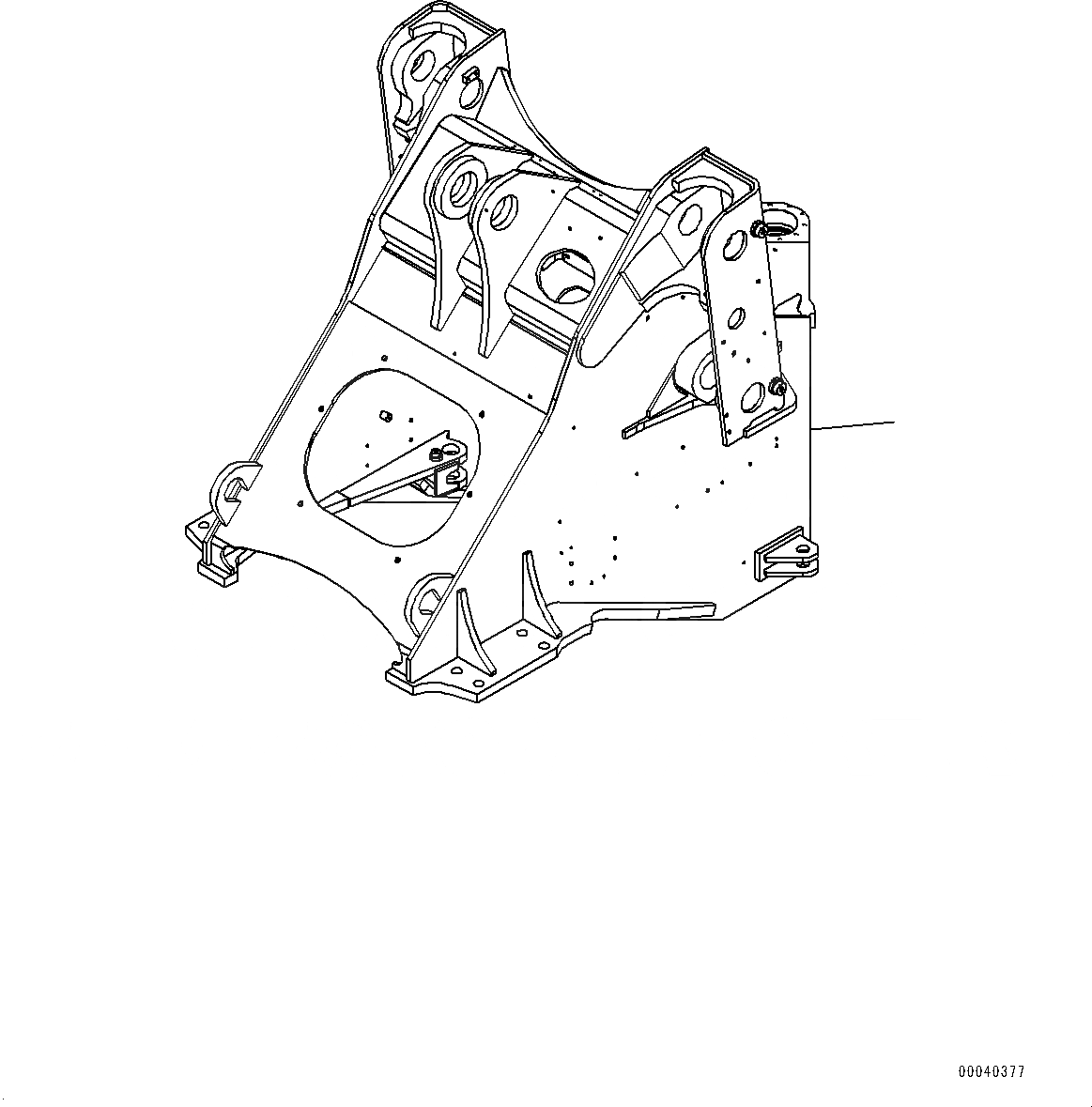 Схема запчастей Komatsu WA380-6 - ПЕРЕДН. РАМА, С 4-Х СЕКЦИОНН. УПРАВЛЯЮЩ. КЛАПАН (№99-) ПЕРЕДН. РАМА, С 4-Х СЕКЦИОНН. УПРАВЛЯЮЩ. КЛАПАН