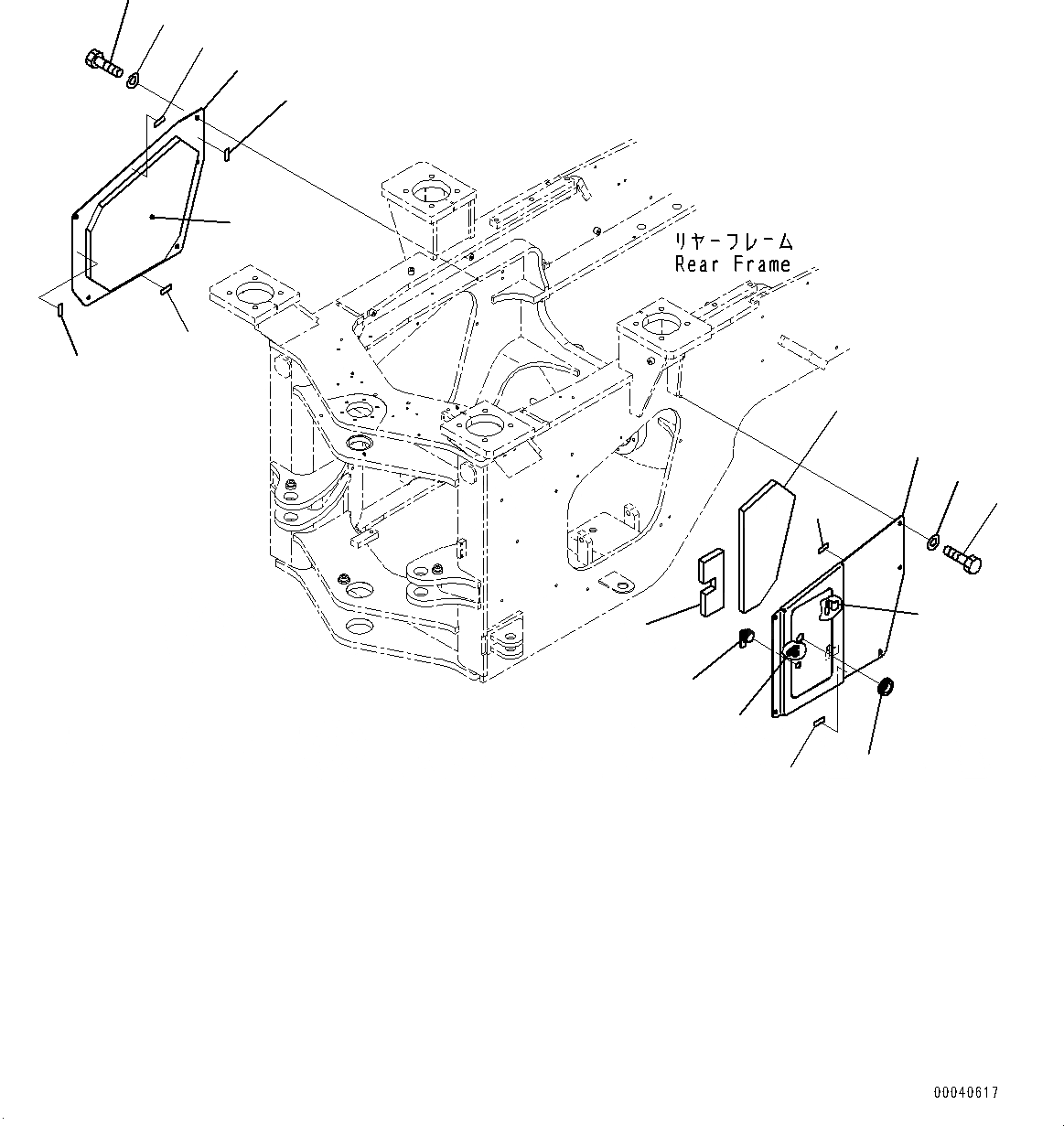Схема запчастей Komatsu WA380-6 - СОЧЛ. СОЕД. БЛОКИР. BAR И РАМА COVER, С 2-Х СЕКЦИОНН. УПРАВЛЯЮЩ. КЛАПАН, СИЛОВАЯ ПЕРЕДАЧА ЧАСТИ КОРПУСА, ДЛЯ СТРАН ЕС НОВ. NOISE ARRANGEMENT , БОКОВ. КРЫШКА ( СОЧЛ. СОЕД. БЛОКИР. BAR И РАМА COVER, С 2-Х СЕКЦИОНН. УПРАВЛЯЮ