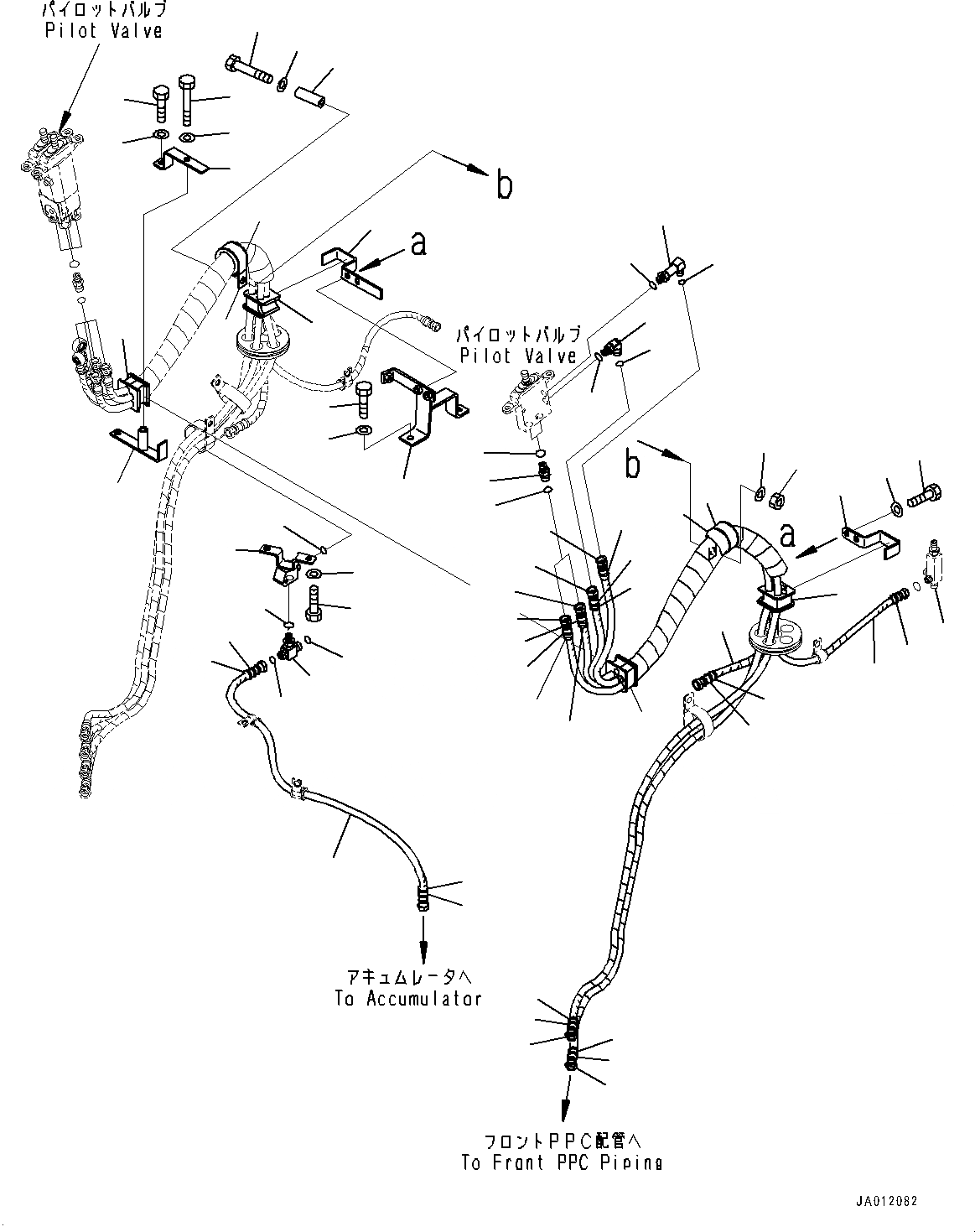 Схема запчастей Komatsu WA380-6 - УПРАВЛЕНИЕ ПОГРУЗКОЙ БЛОК, С -РЫЧАГ УПРАВЛЕНИЕ ПОГРУЗКОЙ И -РЫЧАГ УПРАВЛ. НАВЕСН. ОБОРУД., ДЖОЙСТИК СИСТЕМАУПРАВЛЕНИЯ ПОВОРОТОМ, PPC ТРУБЫ (/) (№ УПРАВЛЕНИЕ ПОГРУЗКОЙ БЛОК, С -РЫЧАГ УПРАВЛЕНИЕ ПОГРУЗКОЙ И -РЫЧАГ УПРАВЛ. Н