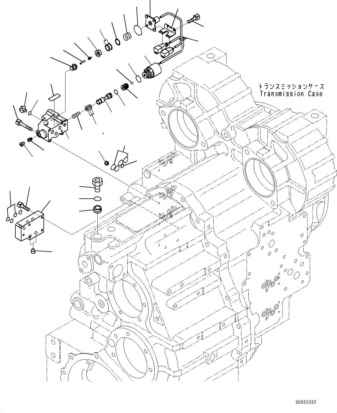 Схема запчастей Komatsu WA380-6 - ГИДРОТРАНСФОРМАТОР И ТРАНСМИССИЯ, ECMV КЛАПАН (№99-) ГИДРОТРАНСФОРМАТОР И ТРАНСМИССИЯ, С ГИДРОТРАНСФОРМАТОР БЛОКИР.UP