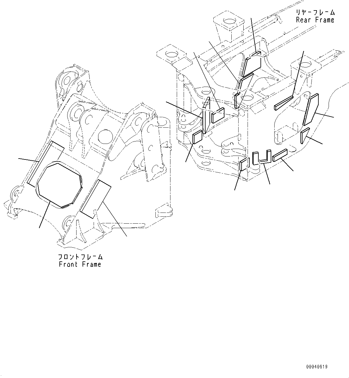 Схема запчастей Komatsu WA380-6 - СОЧЛ. СОЕД. БЛОКИР. BAR И РАМА COVER, ЩИТКИ (№99-) СОЧЛ. СОЕД. БЛОКИР. BAR И РАМА COVER, С 2-Х СЕКЦИОНН. УПРАВЛЯЮЩ. КЛАПАН