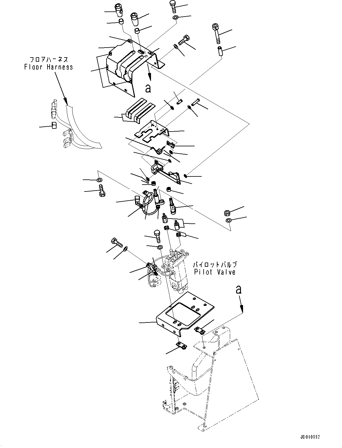 Схема запчастей Komatsu WA380-6 - УПРАВЛЕНИЕ ПОГРУЗКОЙ БЛОК, РЫЧАГ (№99-) УПРАВЛЕНИЕ ПОГРУЗКОЙ БЛОК, С -РЫЧАГ УПРАВЛЕНИЕ ПОГРУЗКОЙ
