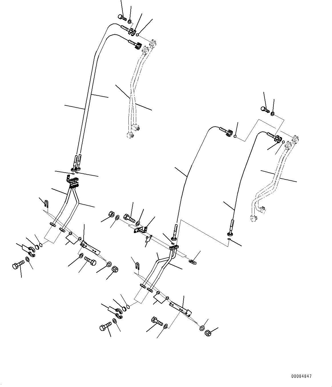 Схема запчастей Komatsu WA380-6 - РУКОЯТЬ И BELL CRANK, ТРУБЫ СТРЕЛЫ (/) (№-) РУКОЯТЬ И BELL CRANK, ДЛЯ 4-Х СЕКЦИОНН. УПРАВЛЯЮЩ. КЛАПАН