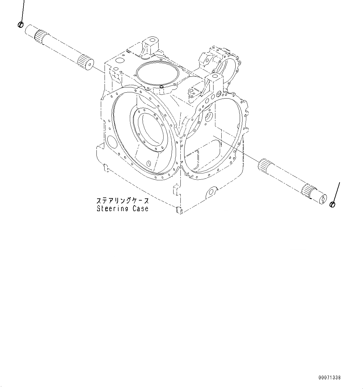 Схема запчастей Komatsu D155AX-6 - СИЛОВАЯ ПЕРЕДАЧА, СИЛОВАЯ ПЕРЕДАЧА BUTTON (№88-) СИЛОВАЯ ПЕРЕДАЧА
