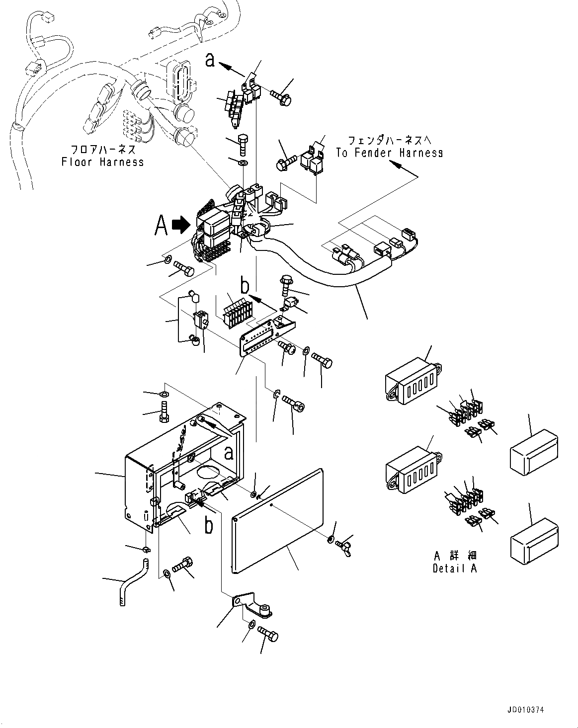 Схема запчастей Komatsu D155AX-6 - ОСНОВН. КОНСТРУКЦИЯ, ПРЕДОХРАНИТЕЛЬ КОРПУС И РЕЛЕ (№88-) ОСНОВН. КОНСТРУКЦИЯ, ДЛЯ МЕХАНИЧ. ПОВОРОТНЫЙ ОТВАЛ, ДЛЯ РЕГУЛИР. ГИГАНТСК. РЫХЛИТ, MSHA DUST REGULATION