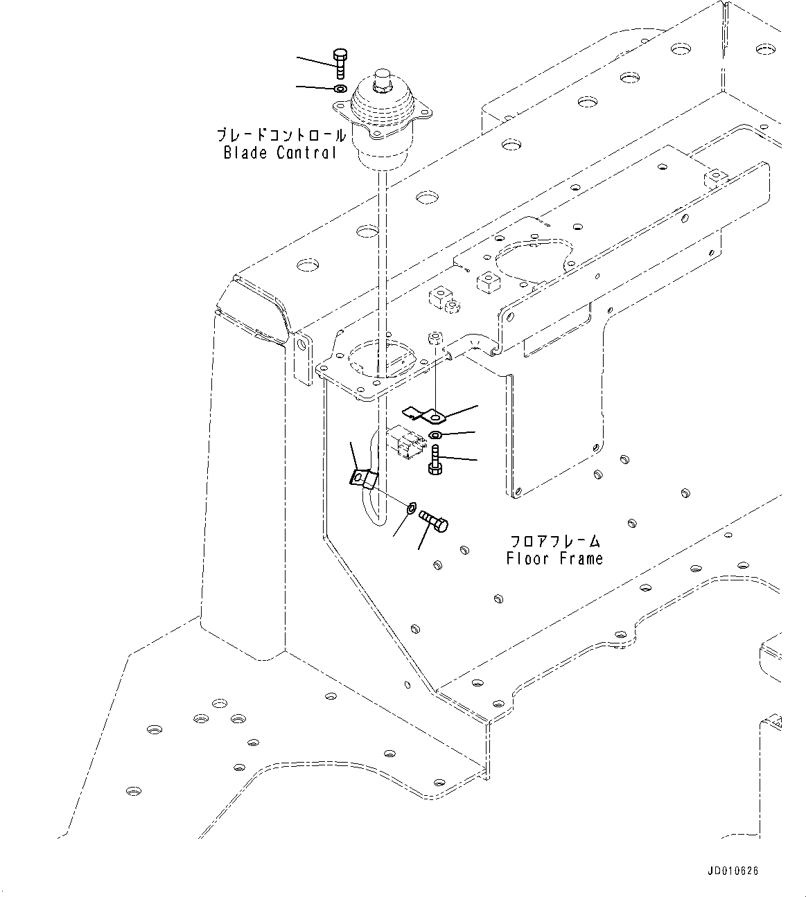 Схема запчастей Komatsu D155AX-6 - ОСНОВН. КОНСТРУКЦИЯ, КЛАПАН PPCКРЕПЛЕНИЕ (/) (№88-8) ОСНОВН. КОНСТРУКЦИЯ, ДЛЯ РЕГУЛИР. ГИГАНТСК. РЫХЛИТ
