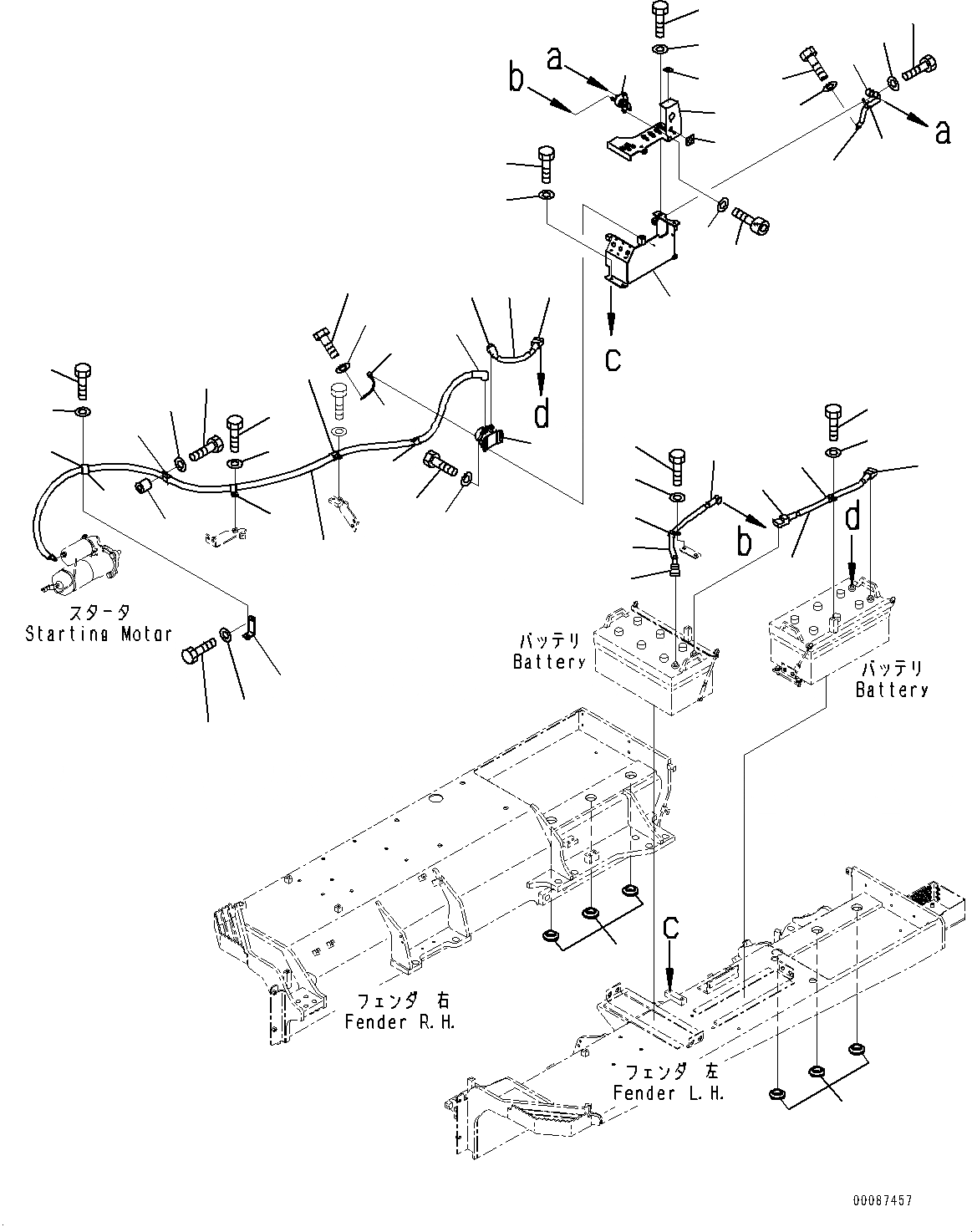 Схема запчастей Komatsu D155AX-6 - КРЫЛО, STARTING ПРОВОДКА (№88-) КРЫЛО, АККУМУЛЯТОР, КОНДИЦ. ВОЗДУХА, ОТВАЛ С ДВОЙН. ПЕРЕКОСОМ, CHINA БЕЗОПАСН. REGULATION